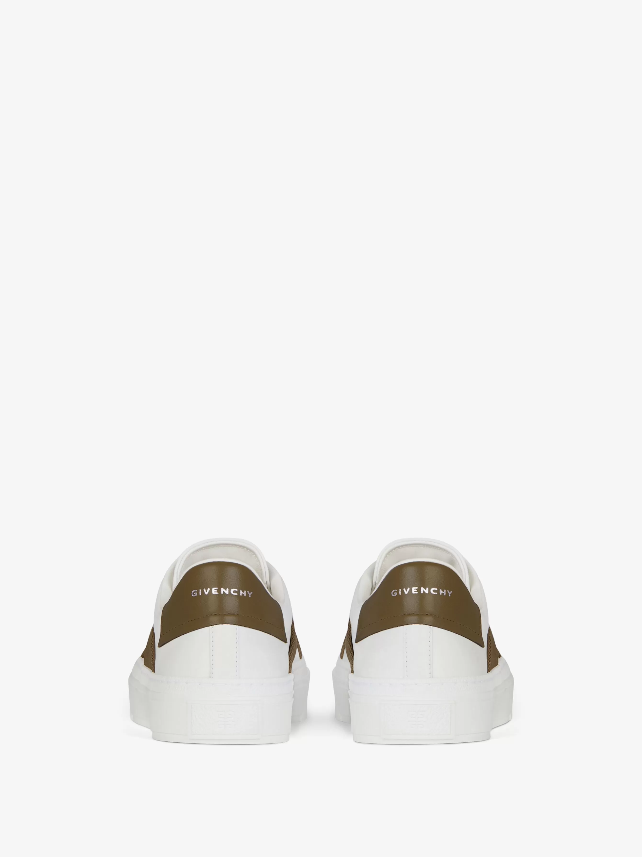 Sale GIVENCHY Shoes-City Sport sneakers in leather with double webbing strap