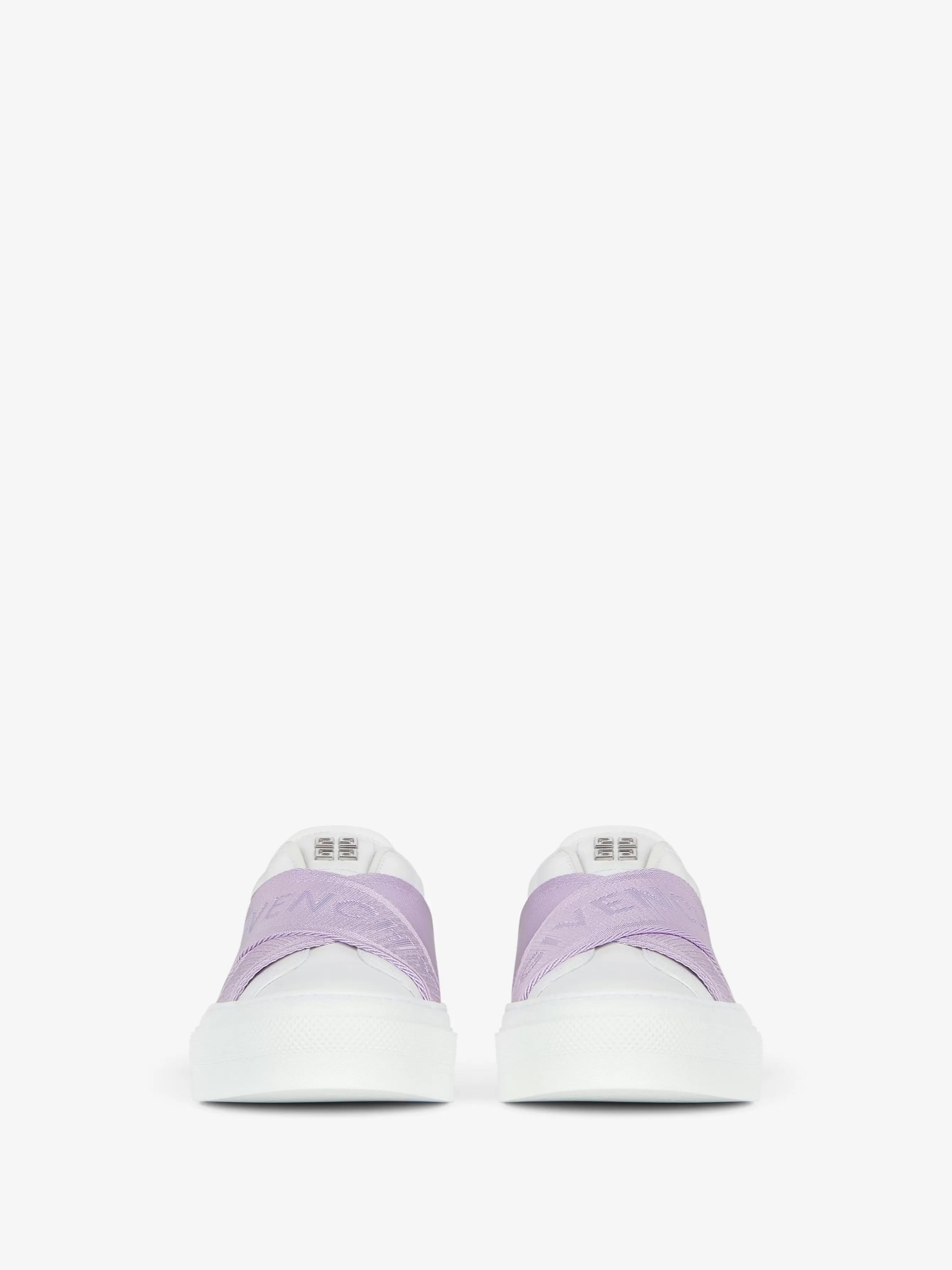 Sale GIVENCHY Shoes-City Sport sneakers in leather with double webbing strap