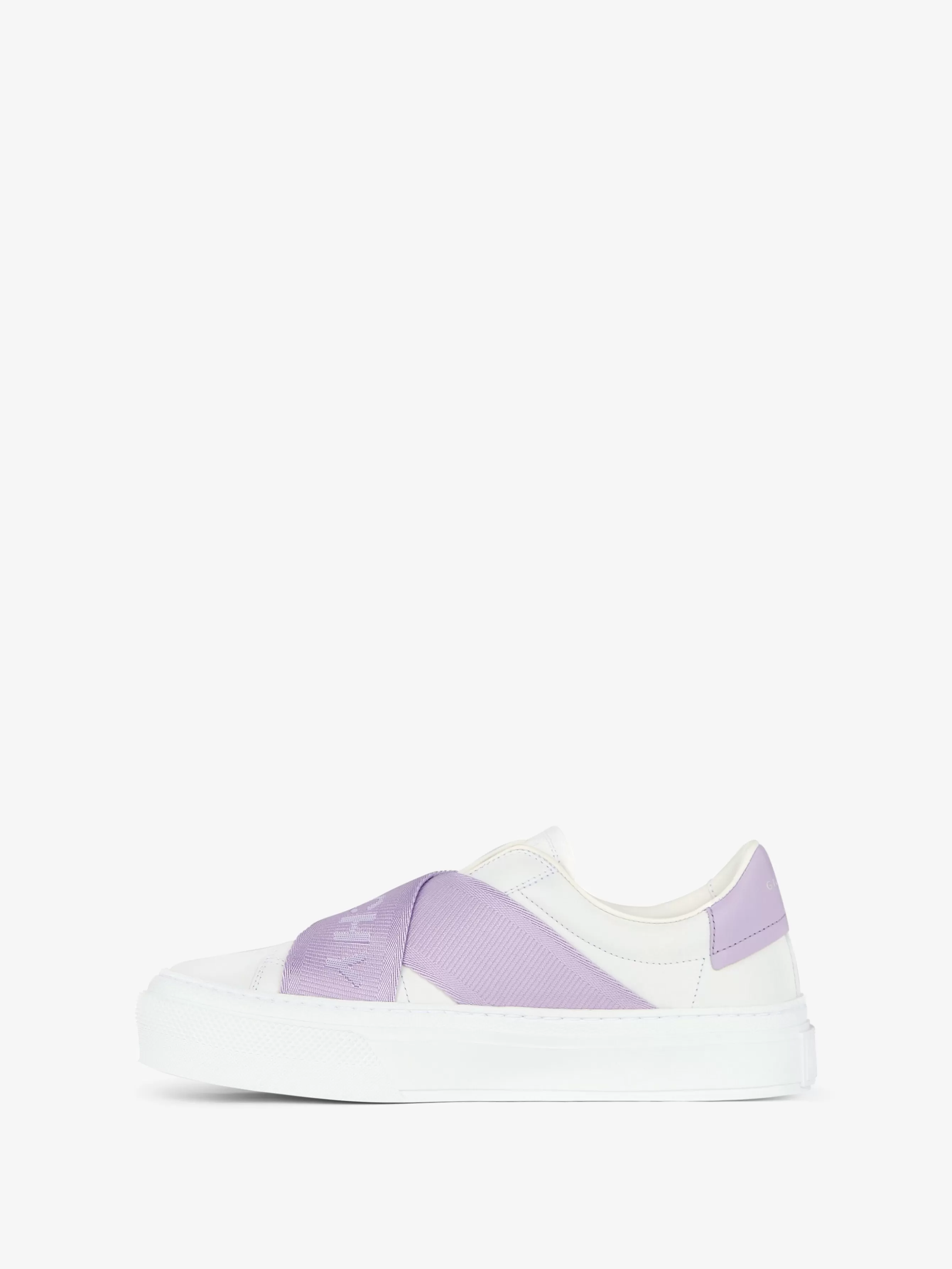 Sale GIVENCHY Shoes-City Sport sneakers in leather with double webbing strap