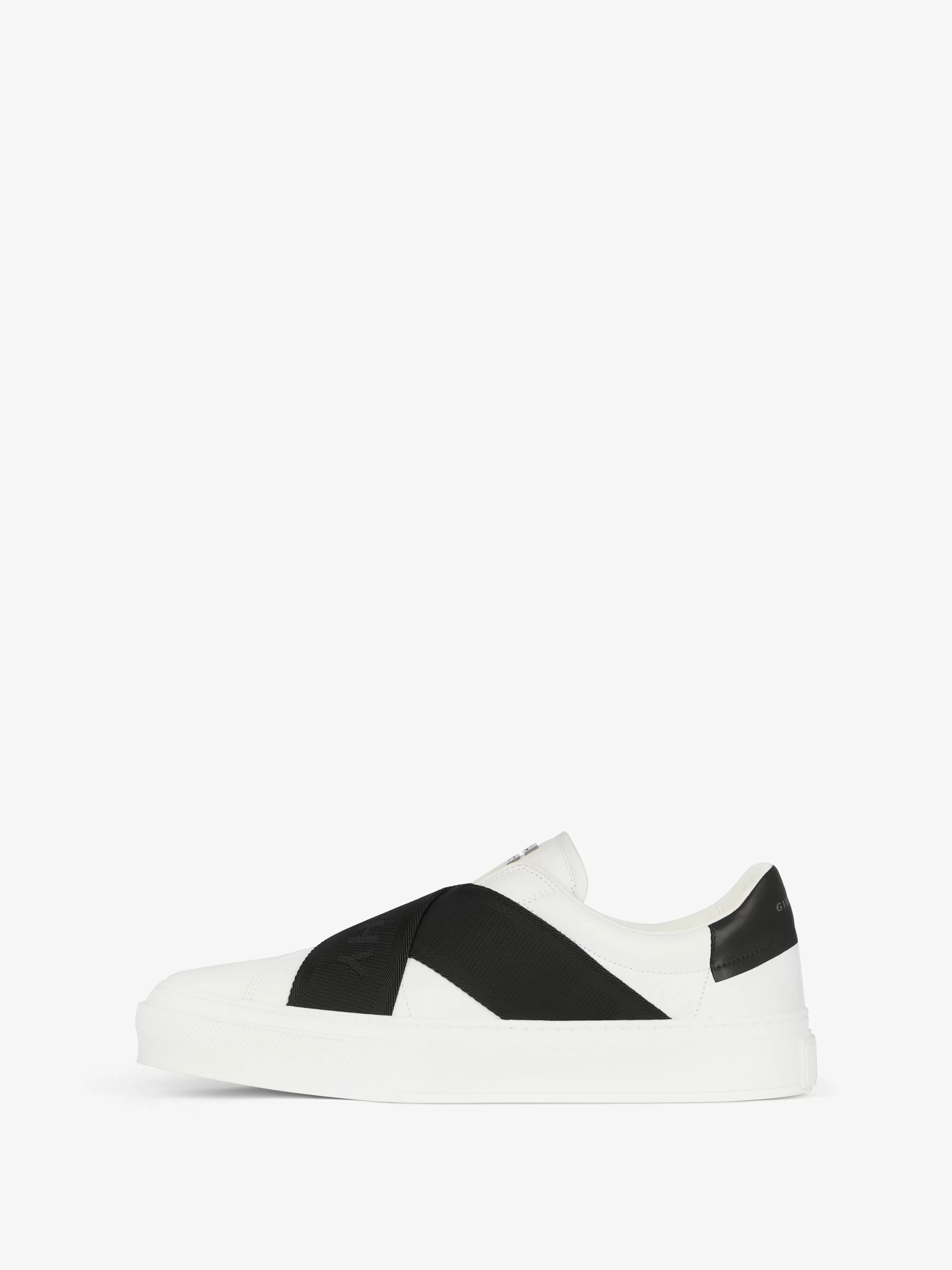 Sale GIVENCHY Shoes-City Sport sneakers in leather with double webbing strap