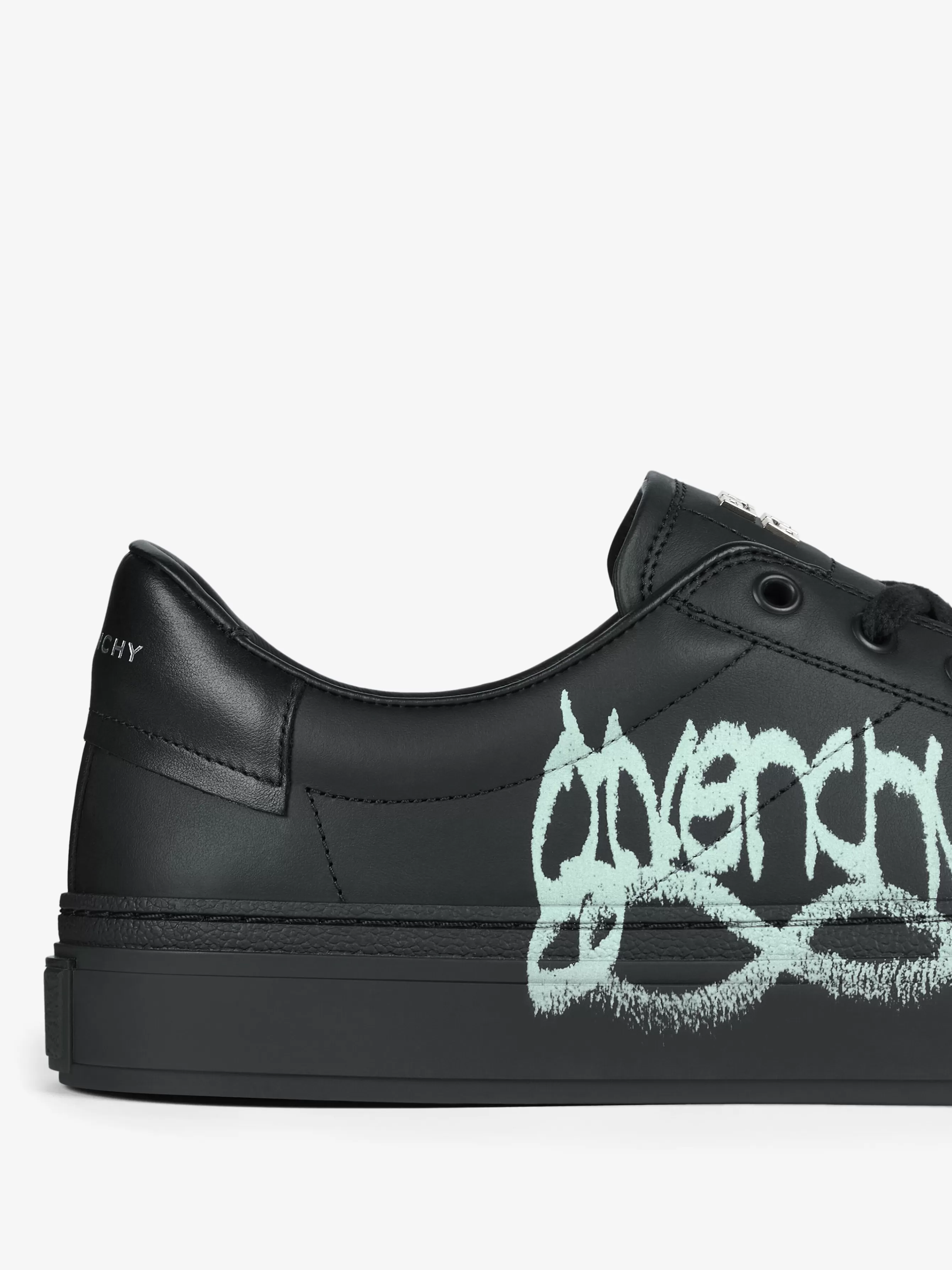 Sale GIVENCHY Shoes-City Sport sneakers in leather with Infinity print