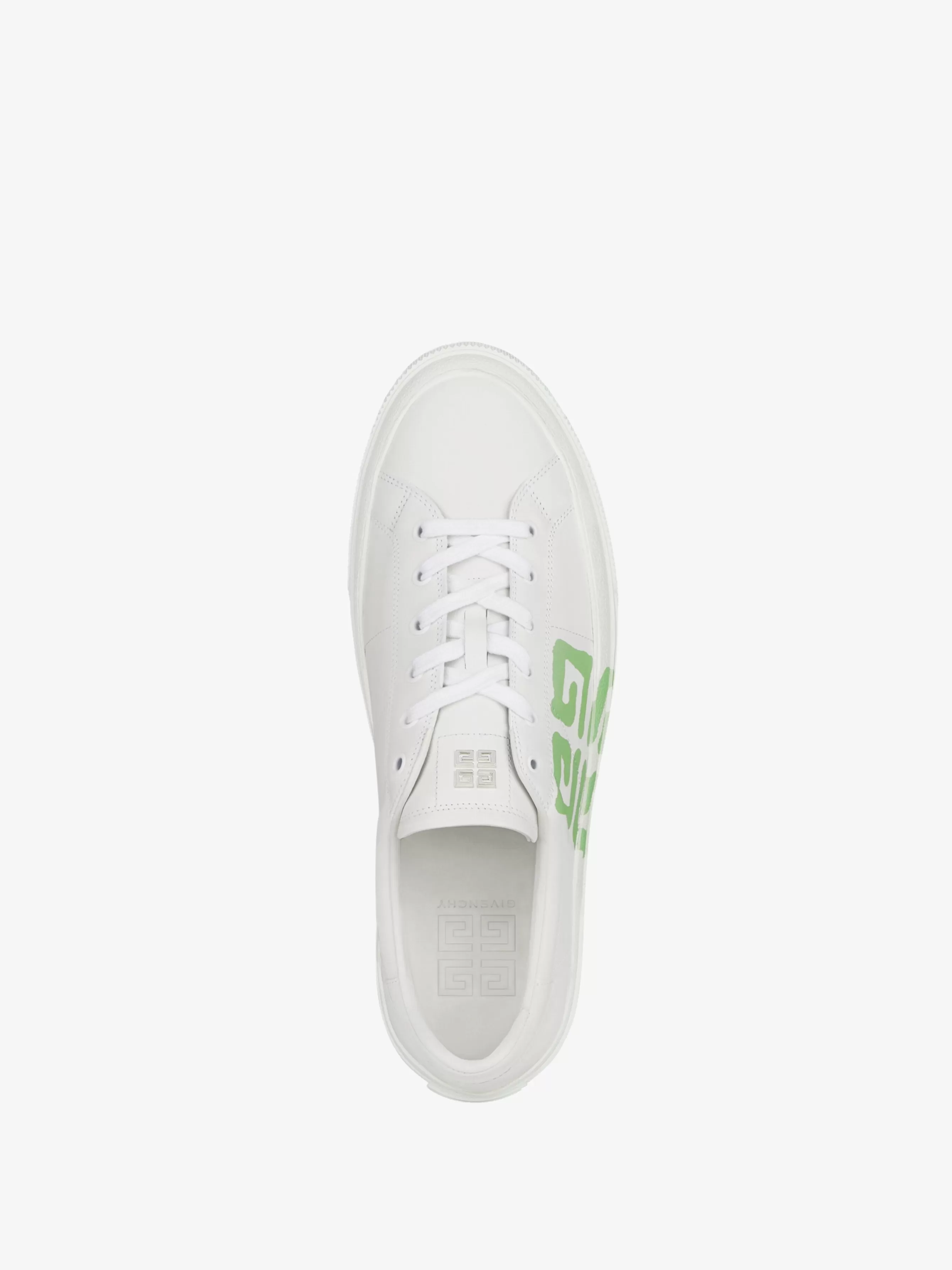 Sale GIVENCHY Shoes-City Sport sneakers in leather with tag effect 4G print