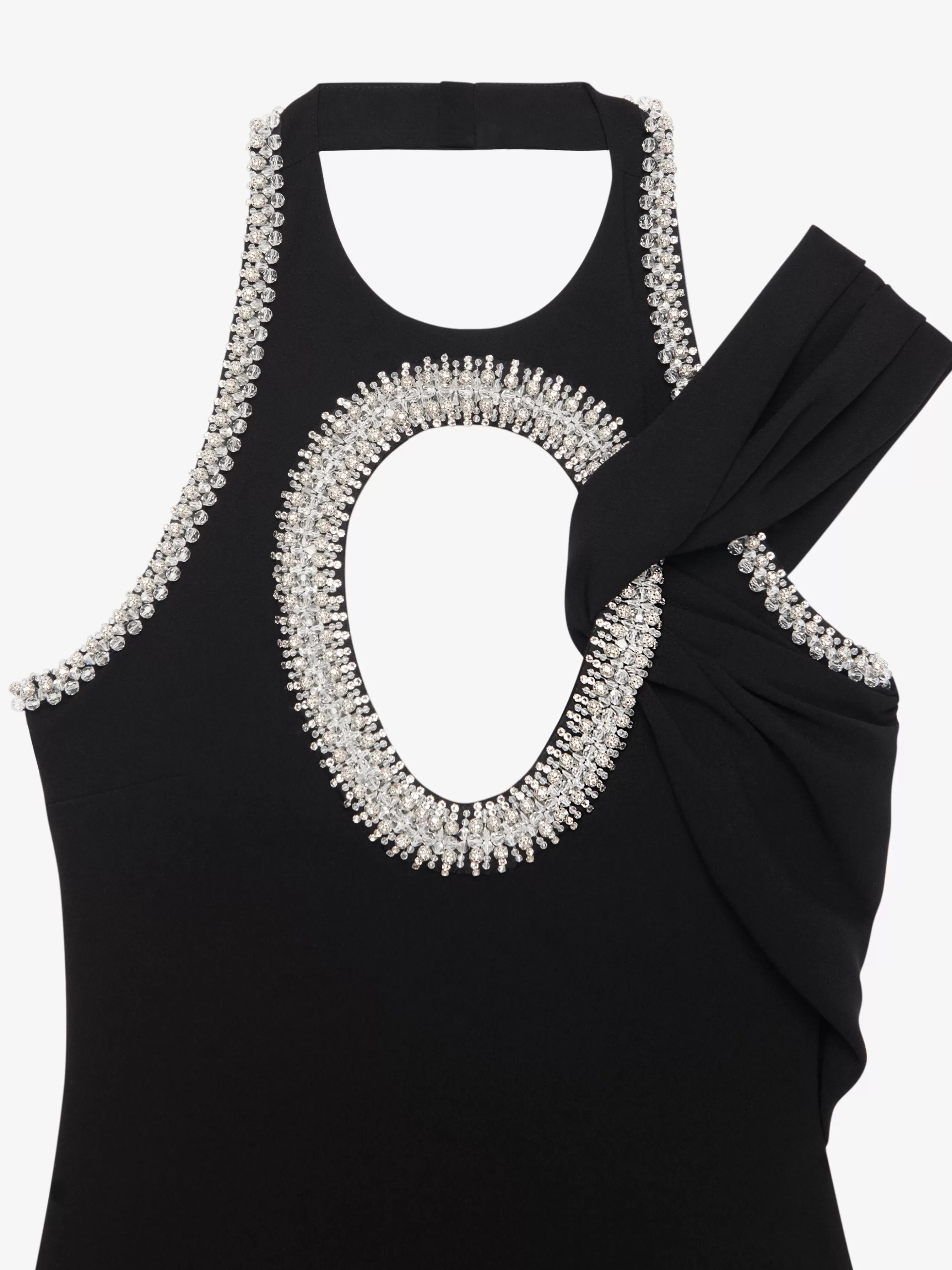 Sale GIVENCHY Dresses-Evening dress in crepe and satin with pearls and crystals