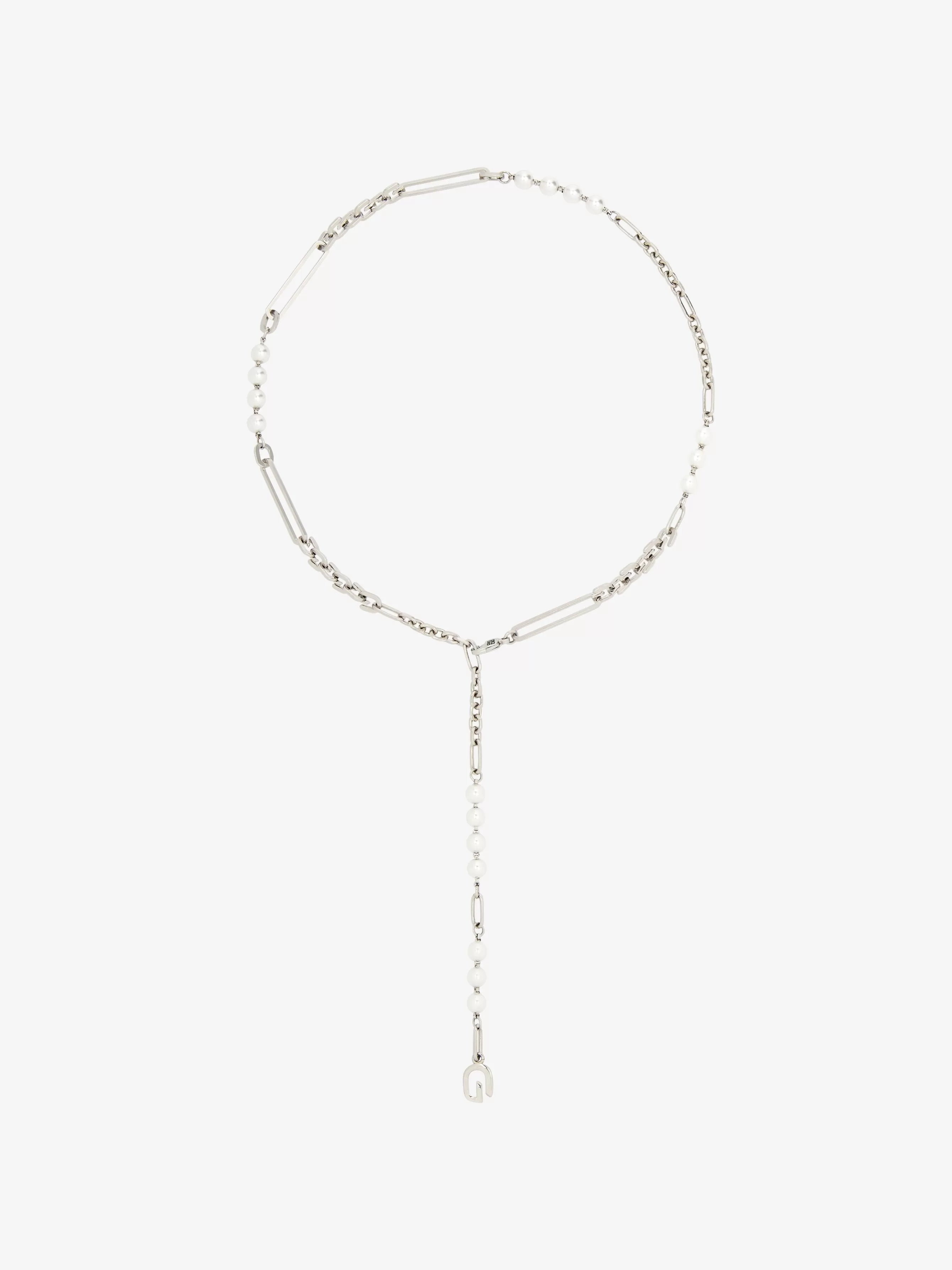 Sale/Women GIVENCHY Jewels & Accessories | Jewelry-G Link necklace in metal with pearls