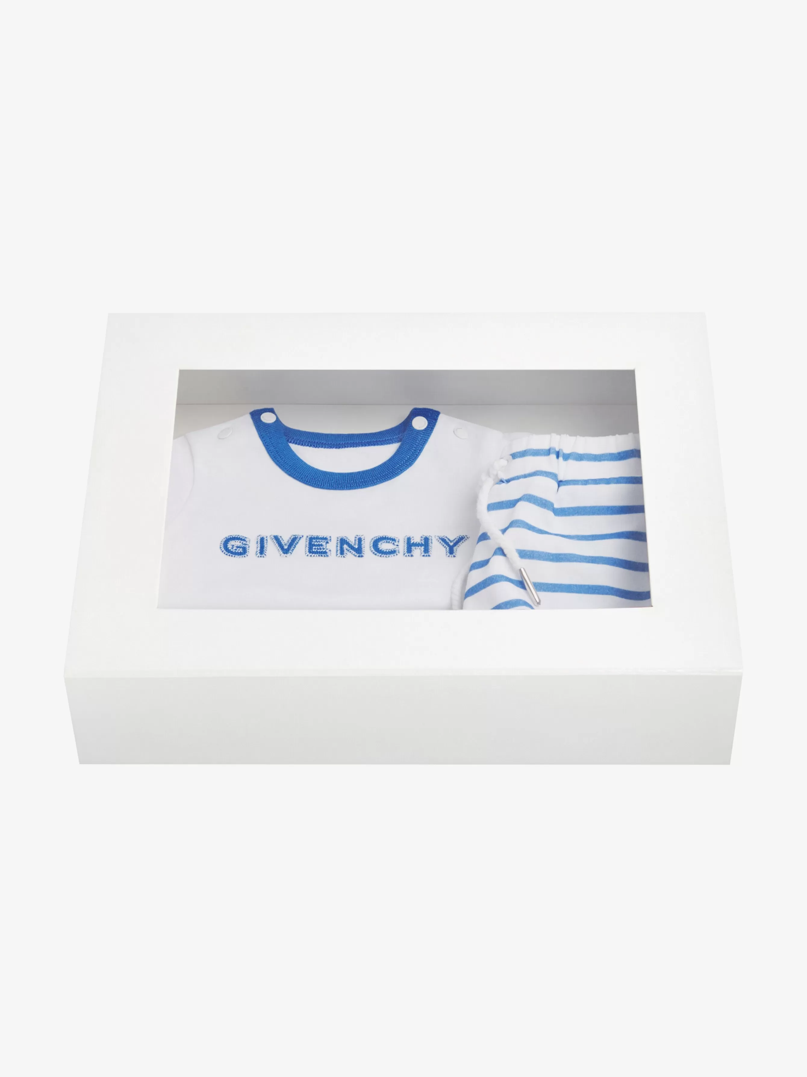 Gifts/Men/Women GIVENCHY Gifts for Kids | Baby (1 month to 3 years)- 4G t-shirt and shorts in cotton gift set