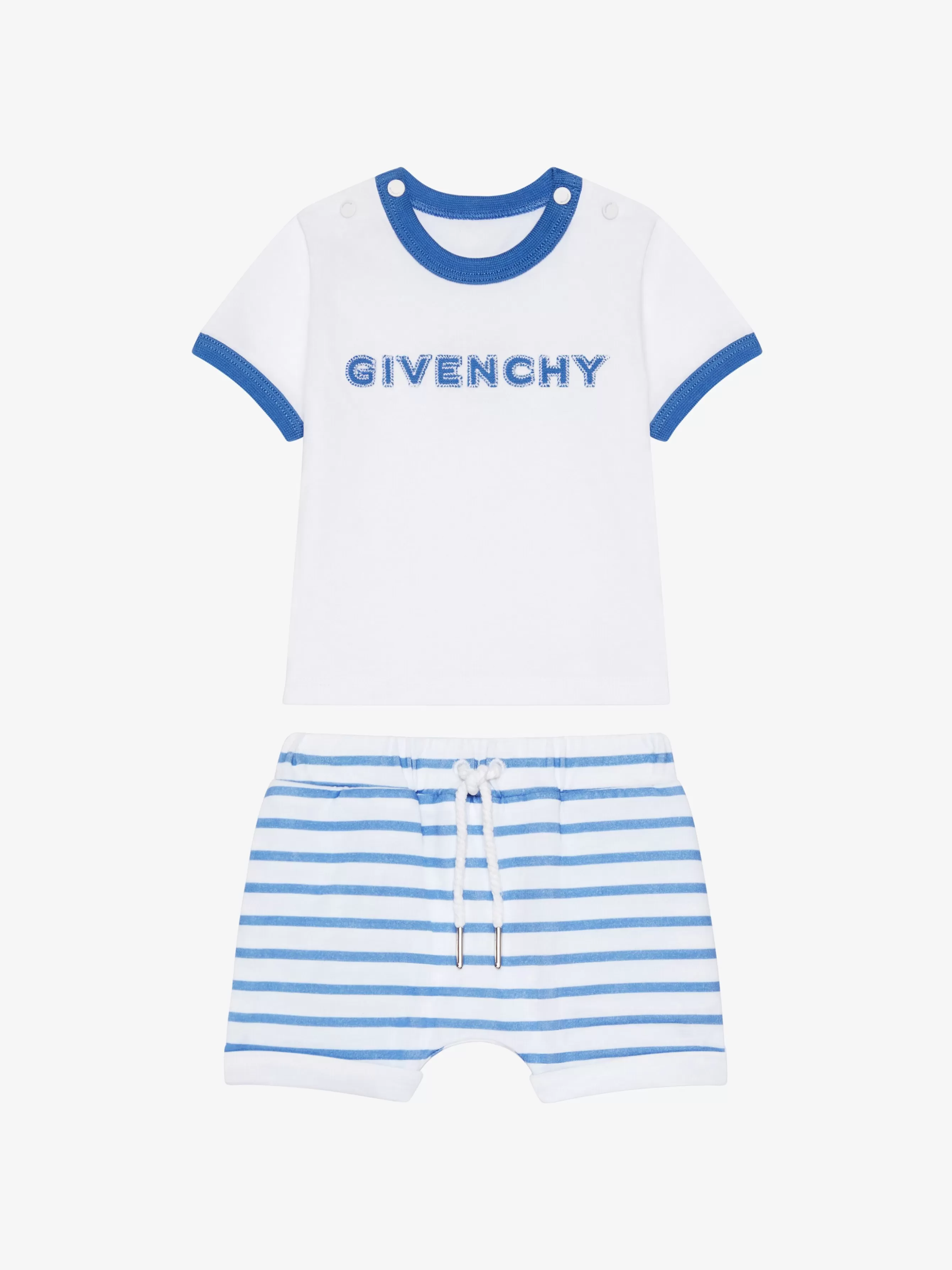 Gifts/Men/Women GIVENCHY Gifts for Kids | Baby (1 month to 3 years)- 4G t-shirt and shorts in cotton gift set