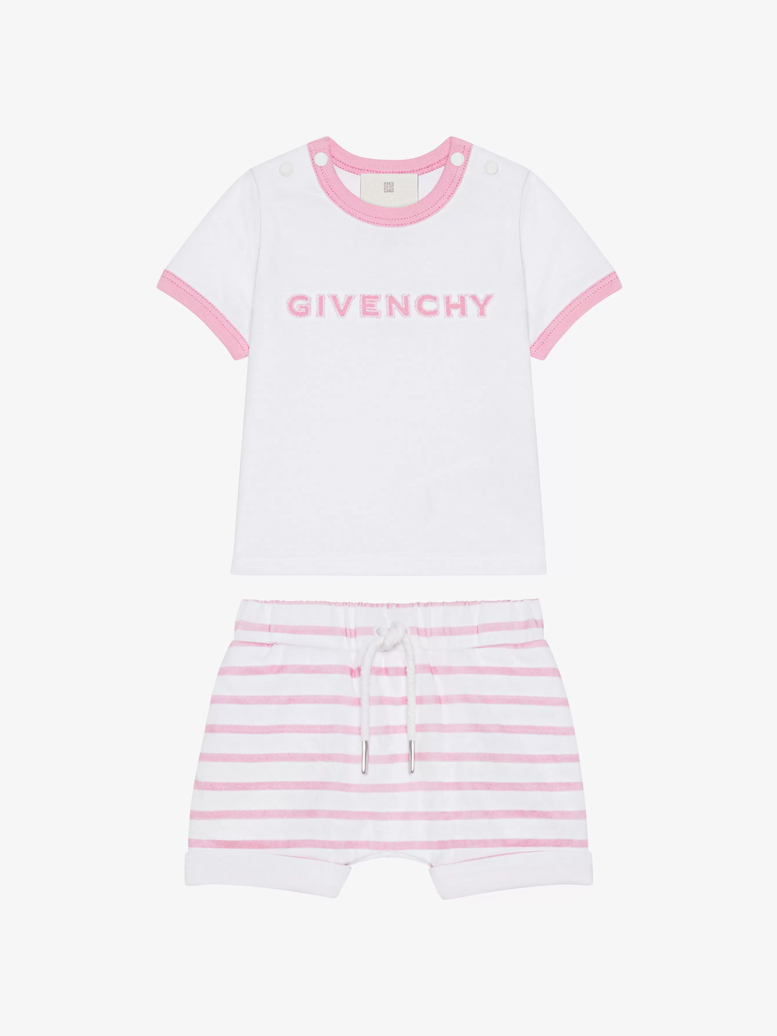 Gifts/Men/Women GIVENCHY Gifts for Kids | Baby (1 month to 3 years)- 4G t-shirt and shorts in cotton gift set