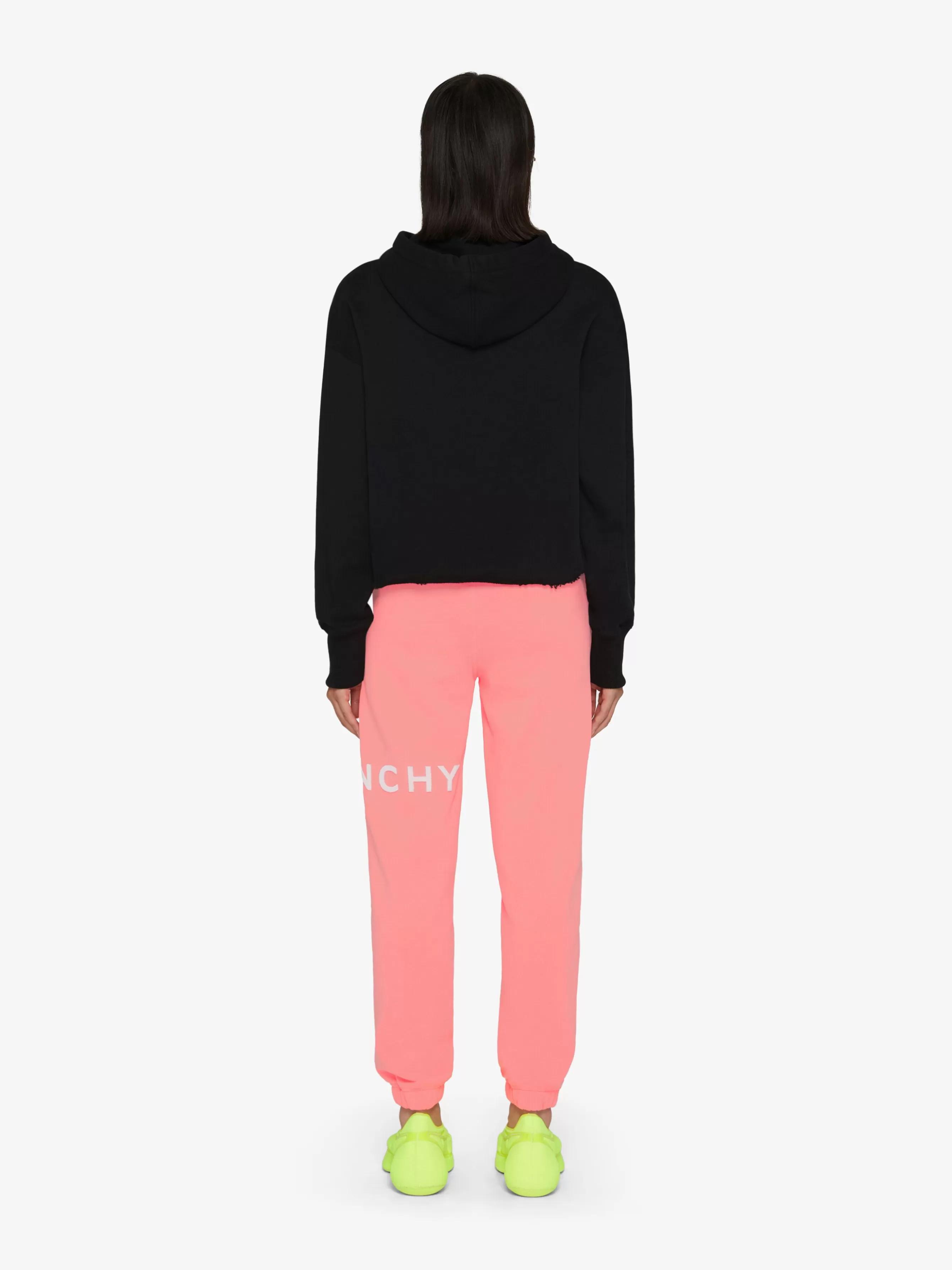 GIVENCHY Sweatshirts & Hoodies- Archetype cropped hoodie in fleece