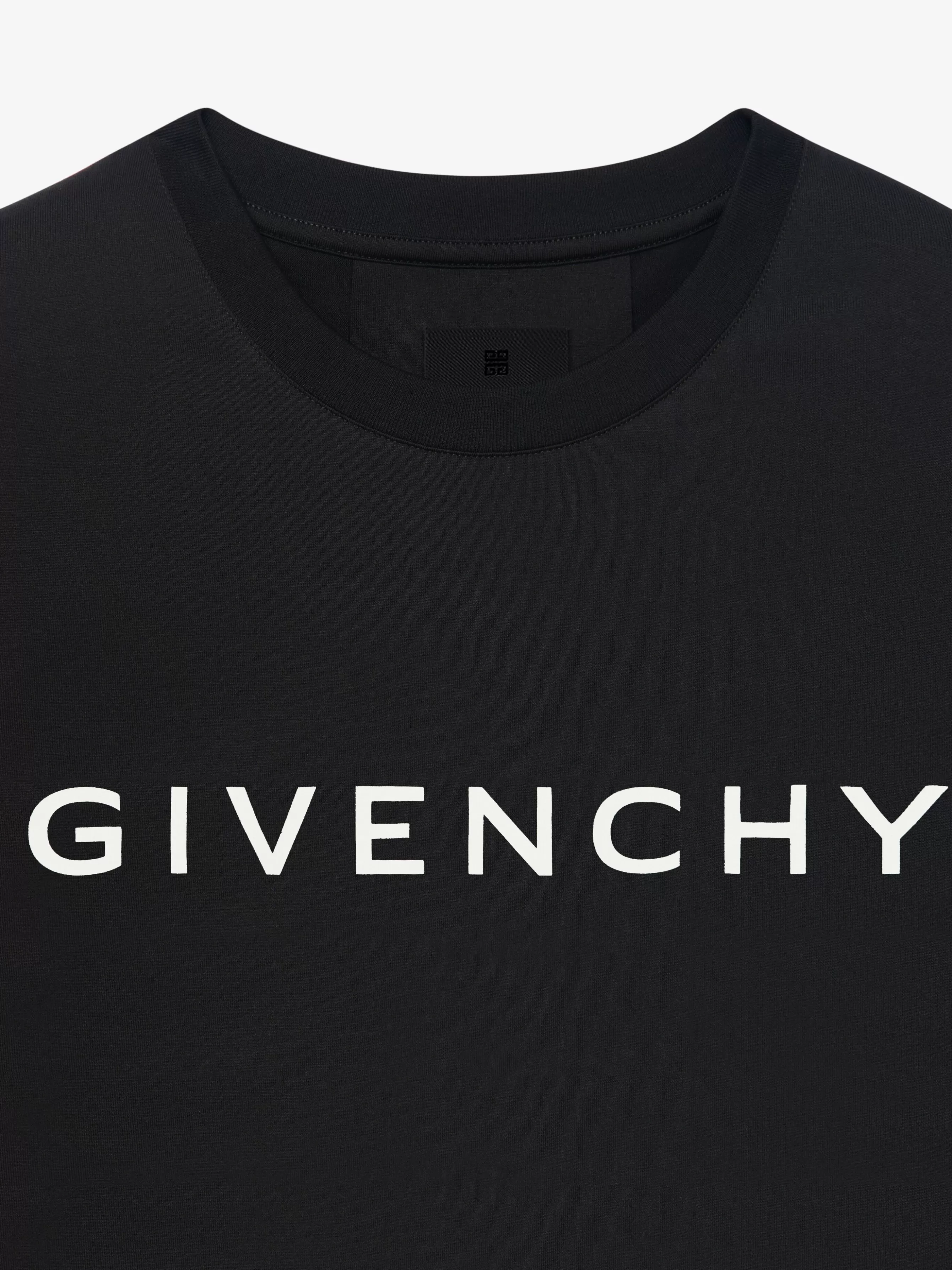 GIVENCHY T-Shirts- Archetype cropped t-shirt in cotton