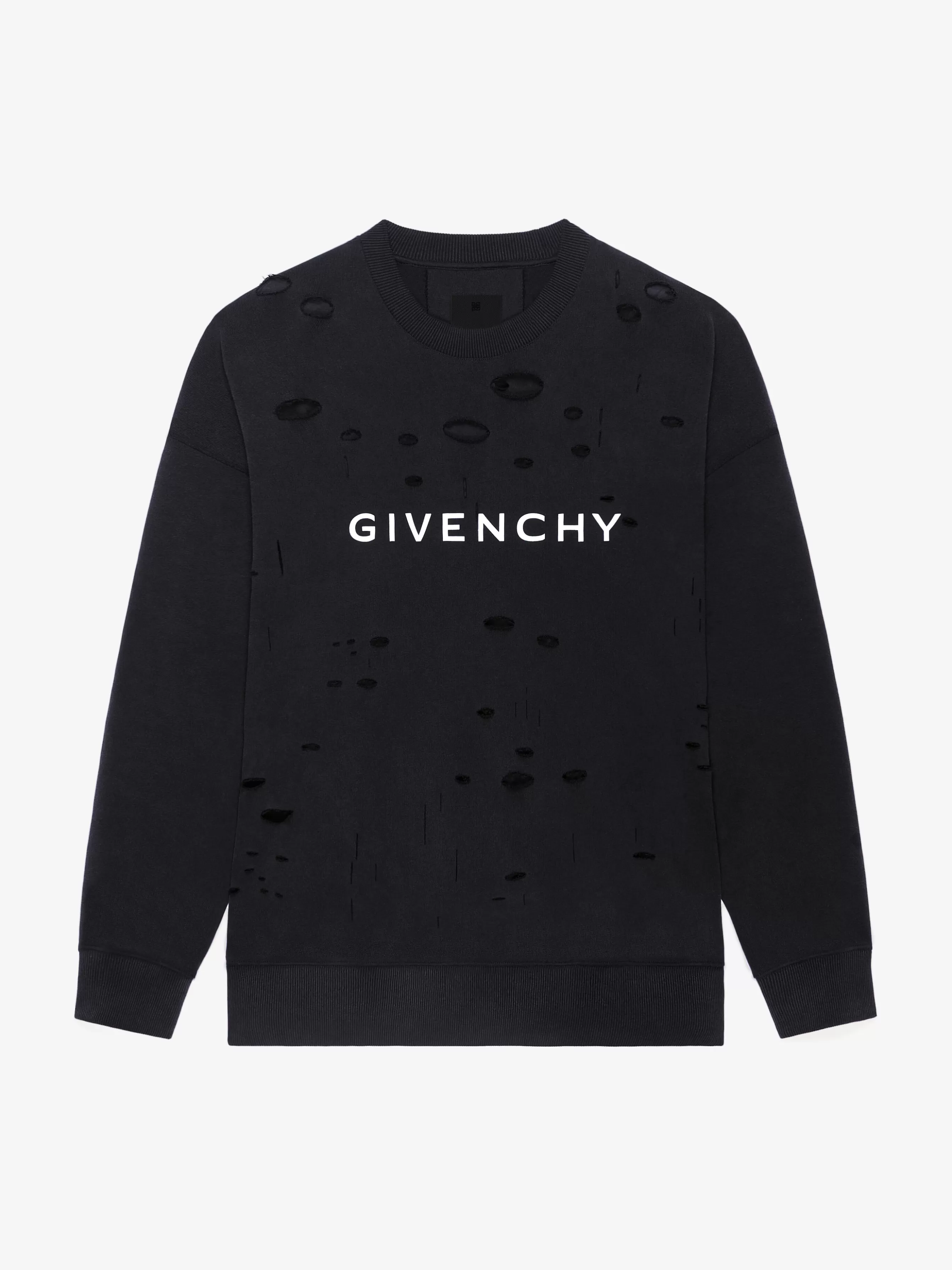 GIVENCHY Sweatshirts & Hoodies- Archetype sweatshirt with destroyed effect
