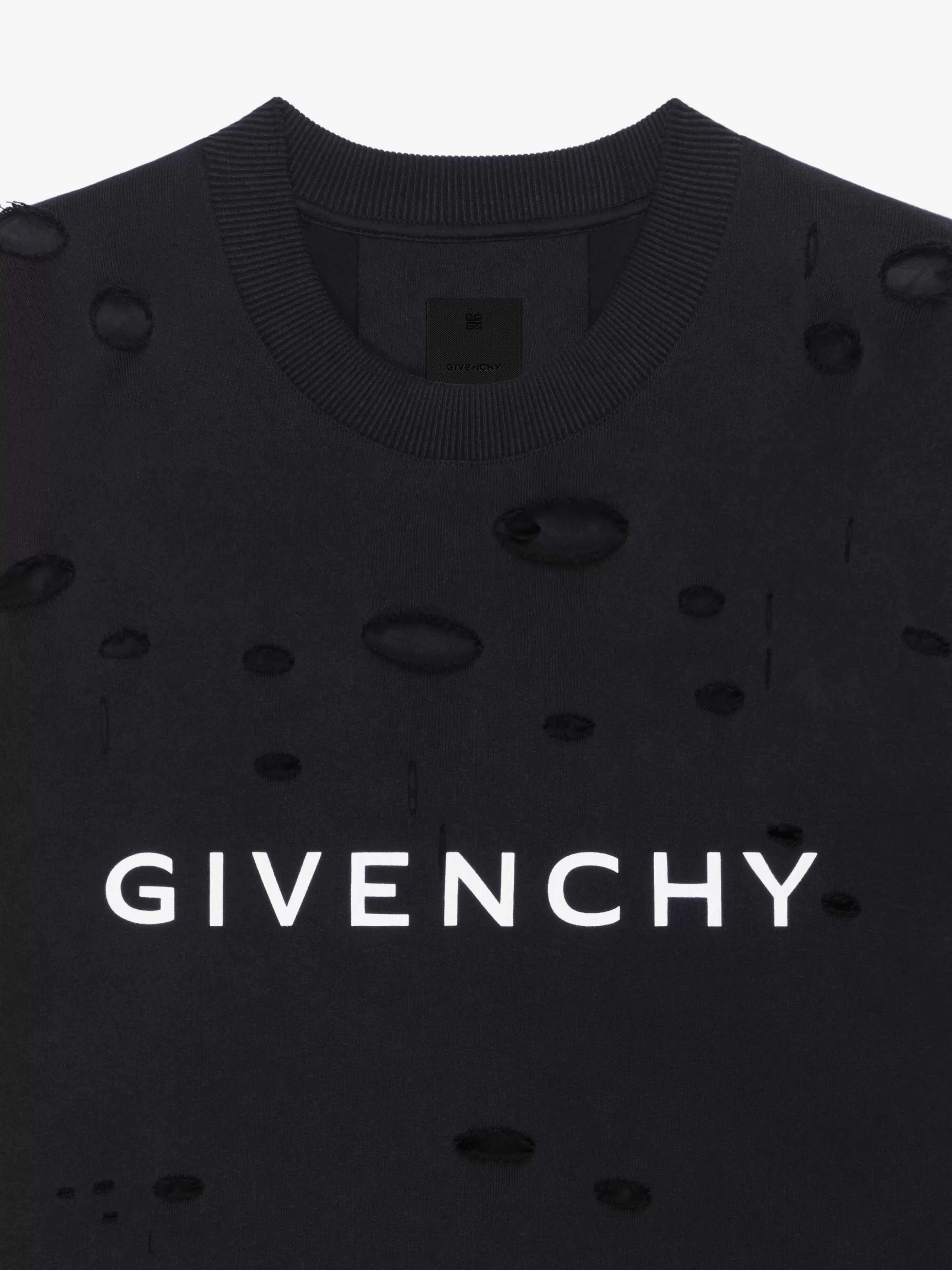 GIVENCHY Sweatshirts & Hoodies- Archetype sweatshirt with destroyed effect