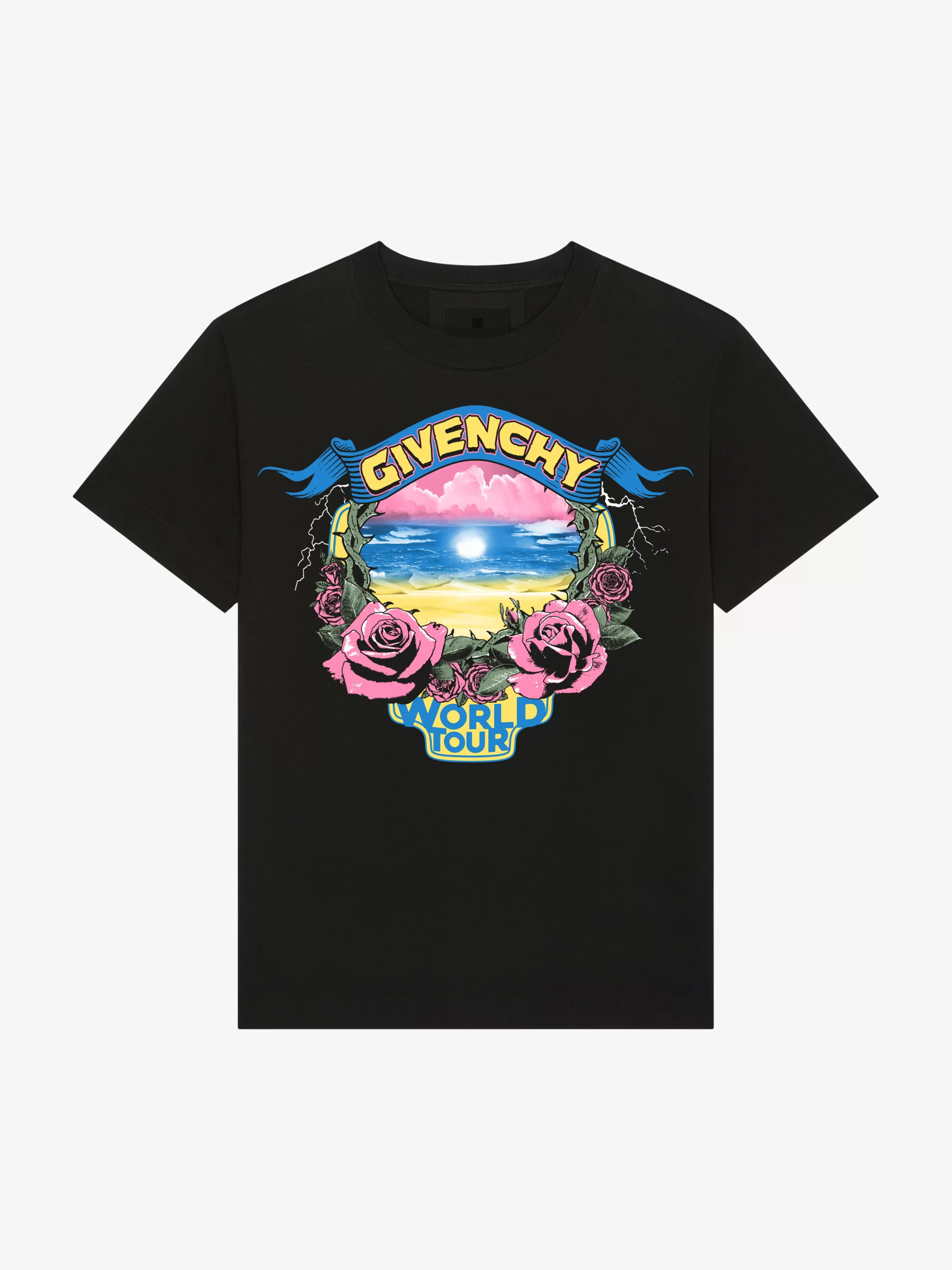 GIVENCHY T-Shirts- World tour oversized t-shirt in cotton
