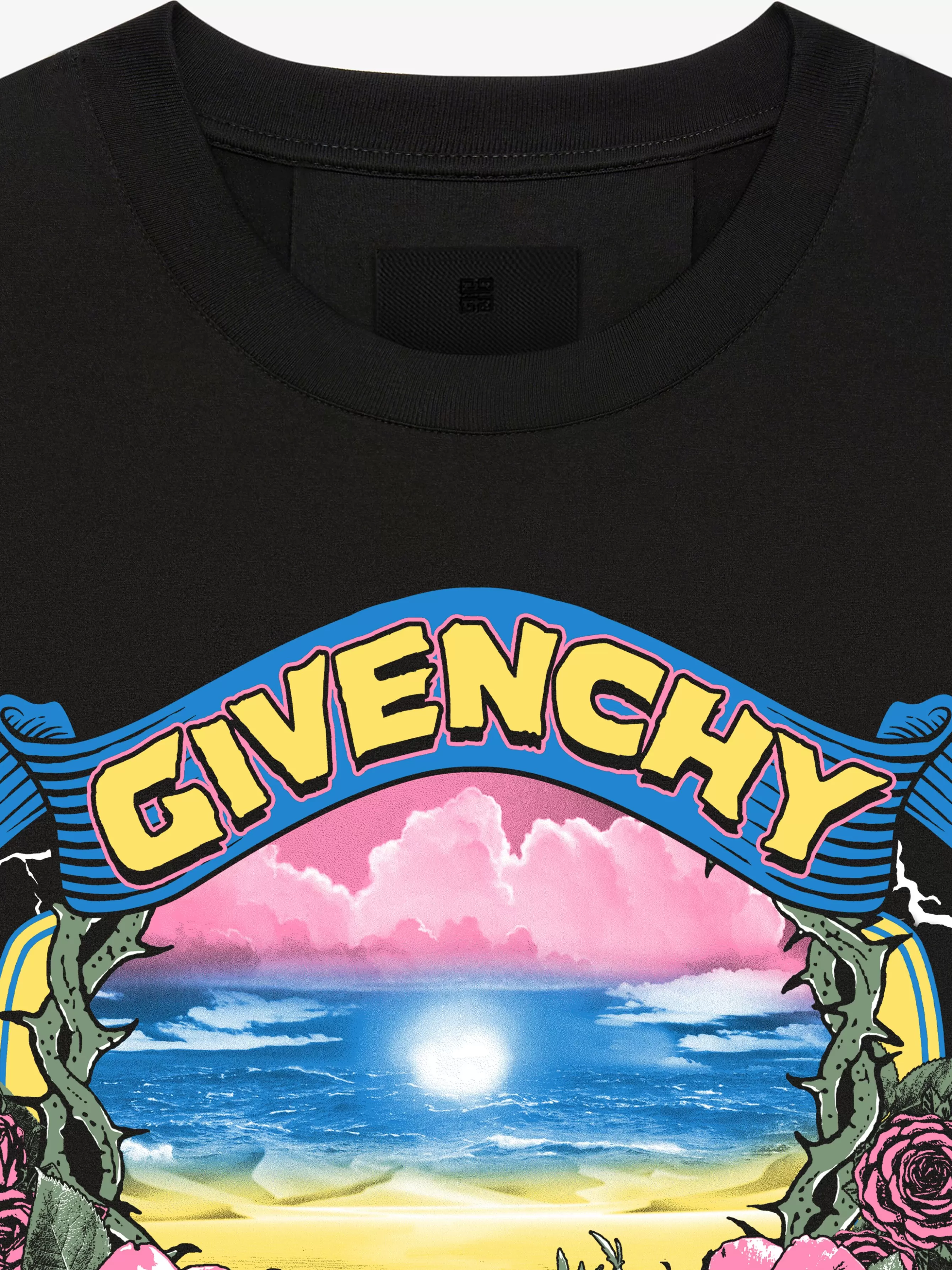 GIVENCHY T-Shirts- World tour oversized t-shirt in cotton