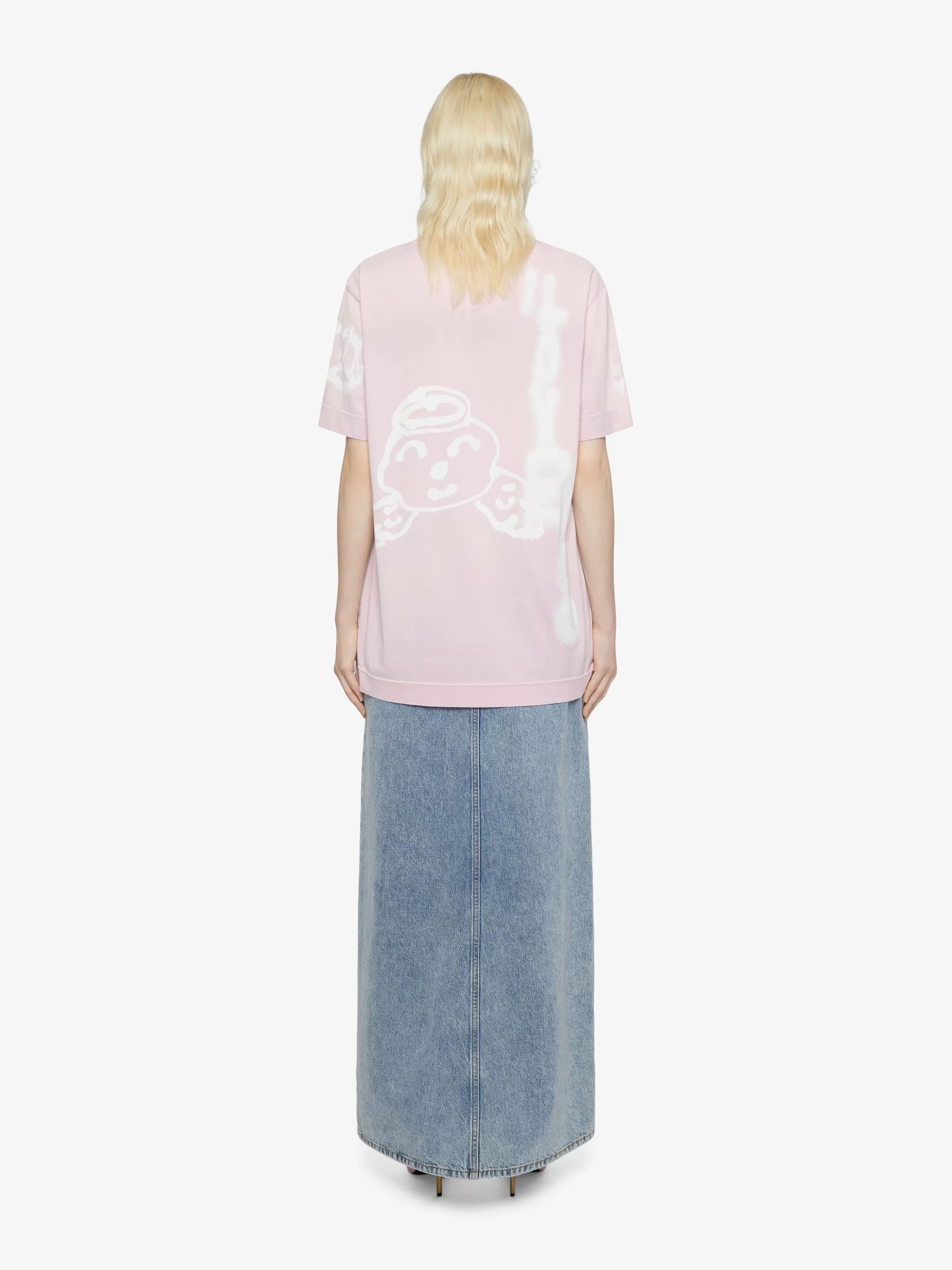 Sale GIVENCHY Tops & T-shirts-Loose fit t-shirt in cotton with Forest print