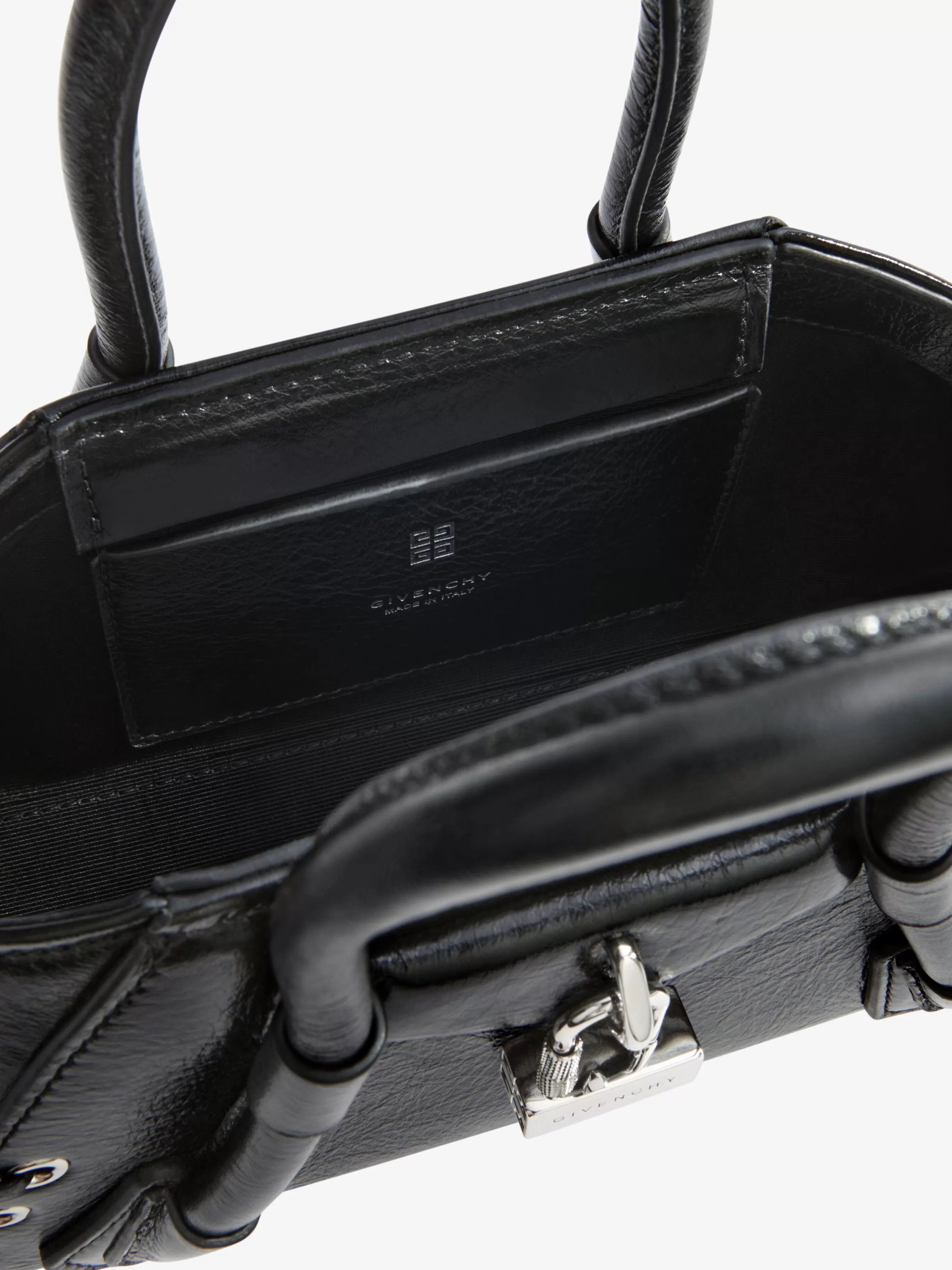 Women GIVENCHY Antigona | Mini & Micro bags-Mini Antigona Stretch bag in corset style leather