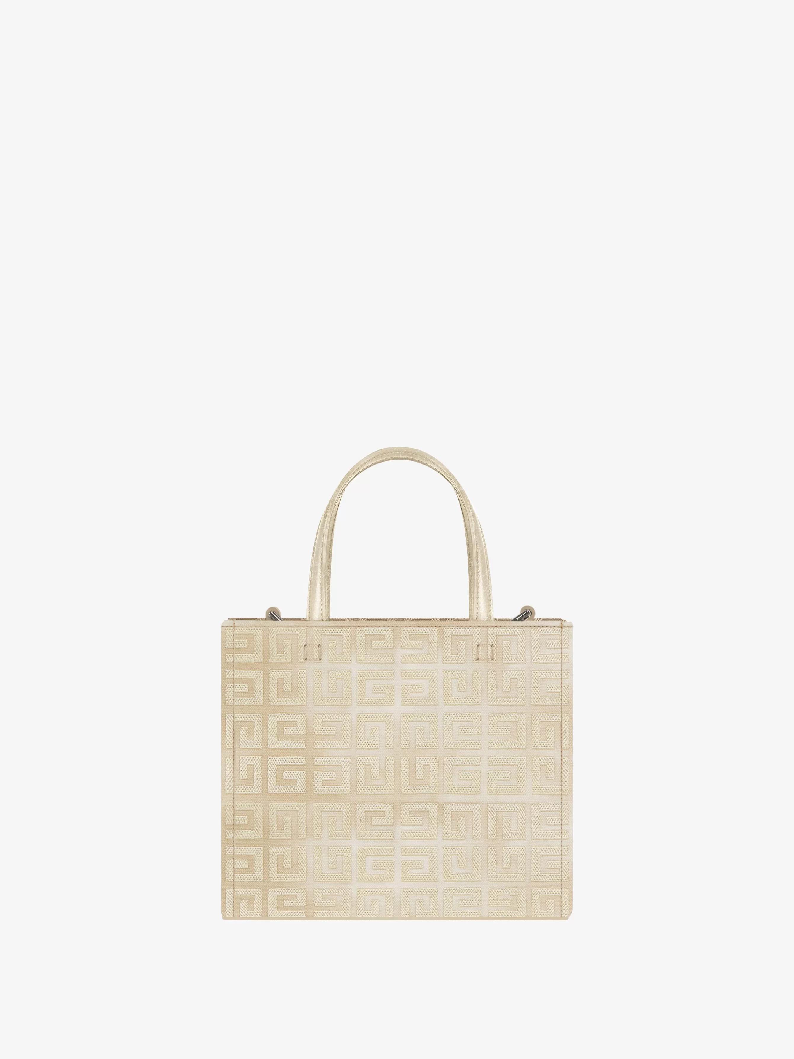 GIVENCHY Shoulder Bags-Mini G Tote shopping bag in 4G lurex embroidery