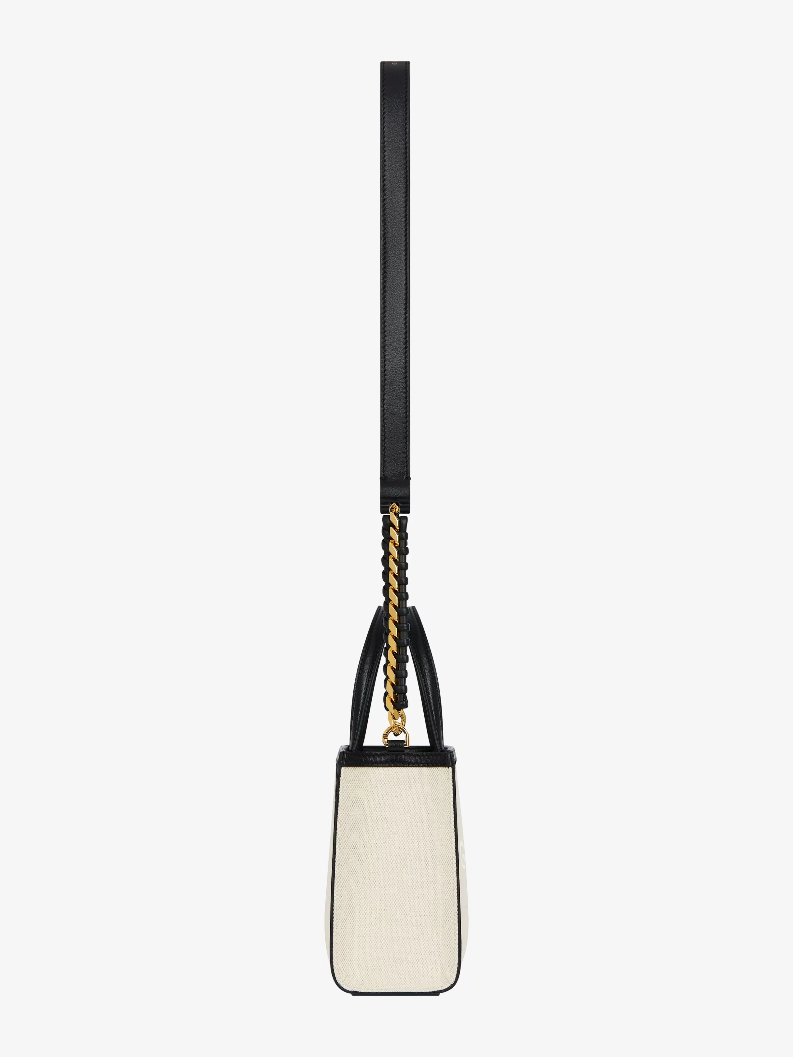 GIVENCHY Cross-body Bags-Mini G Tote shopping bag in canvas and leather