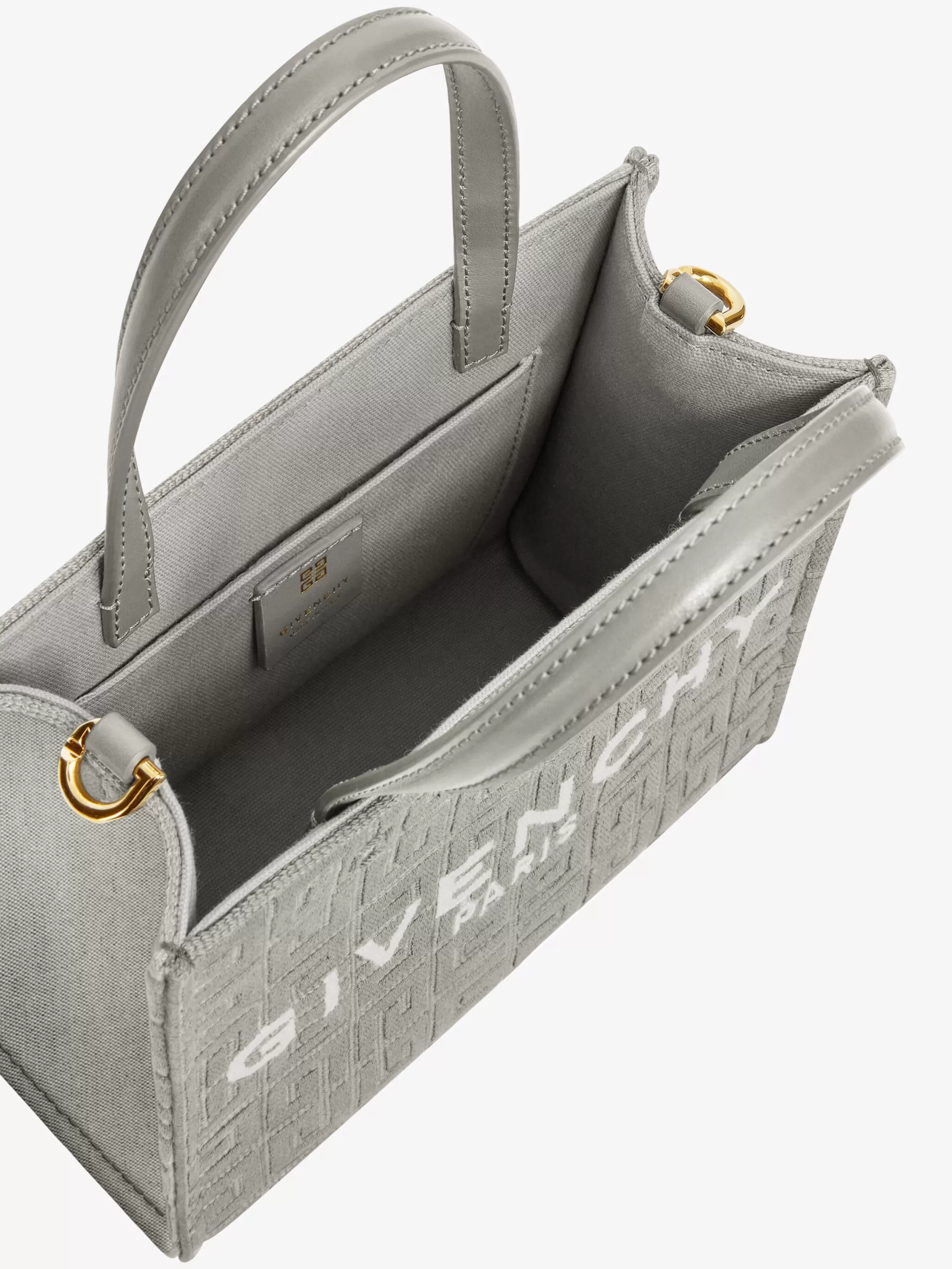 Sale/Women GIVENCHY Shoes | Dresses-Mini G-Tote shopping bag in 4G embroidered canvas