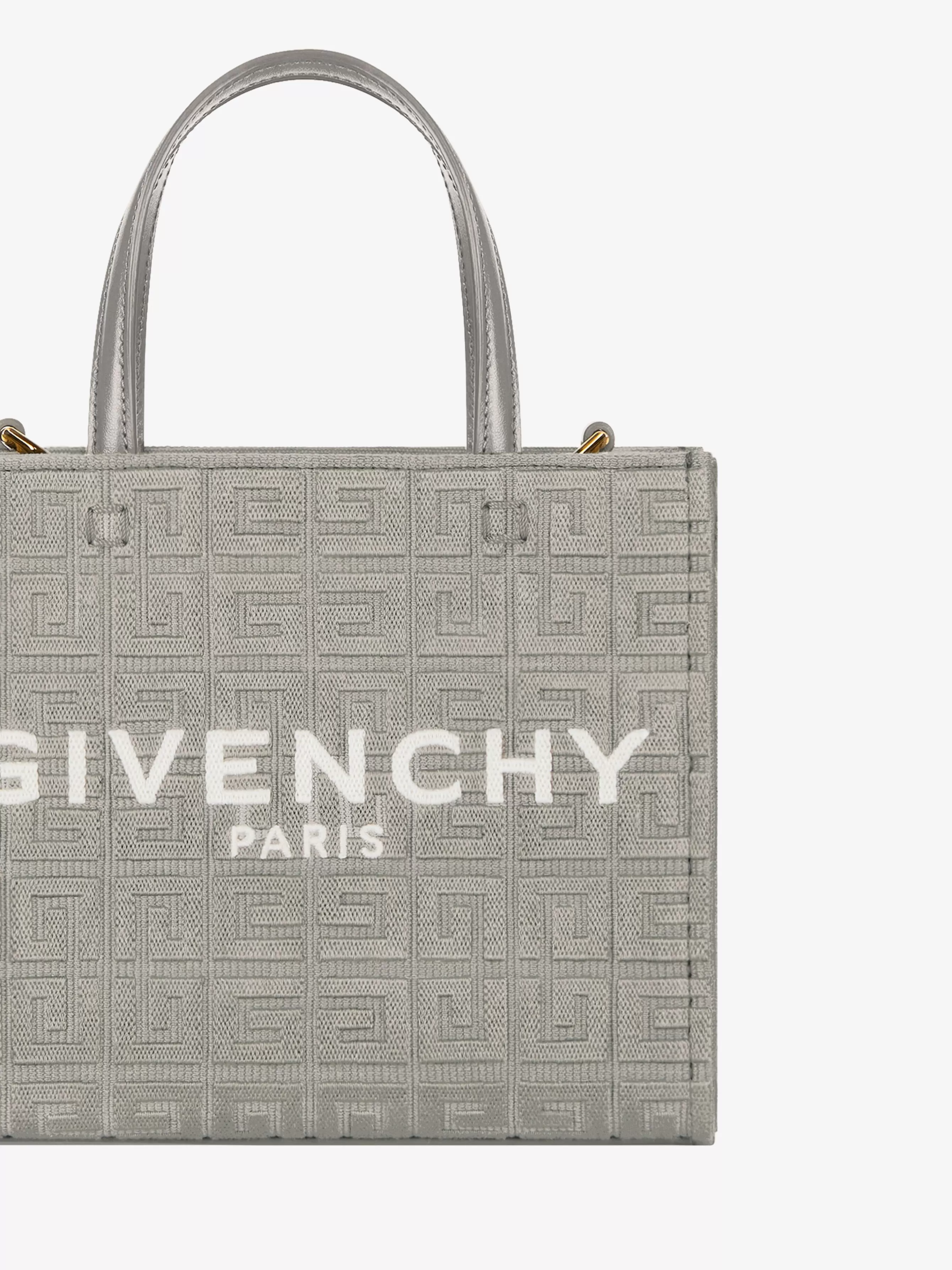 Sale/Women GIVENCHY Shoes | Dresses-Mini G-Tote shopping bag in 4G embroidered canvas