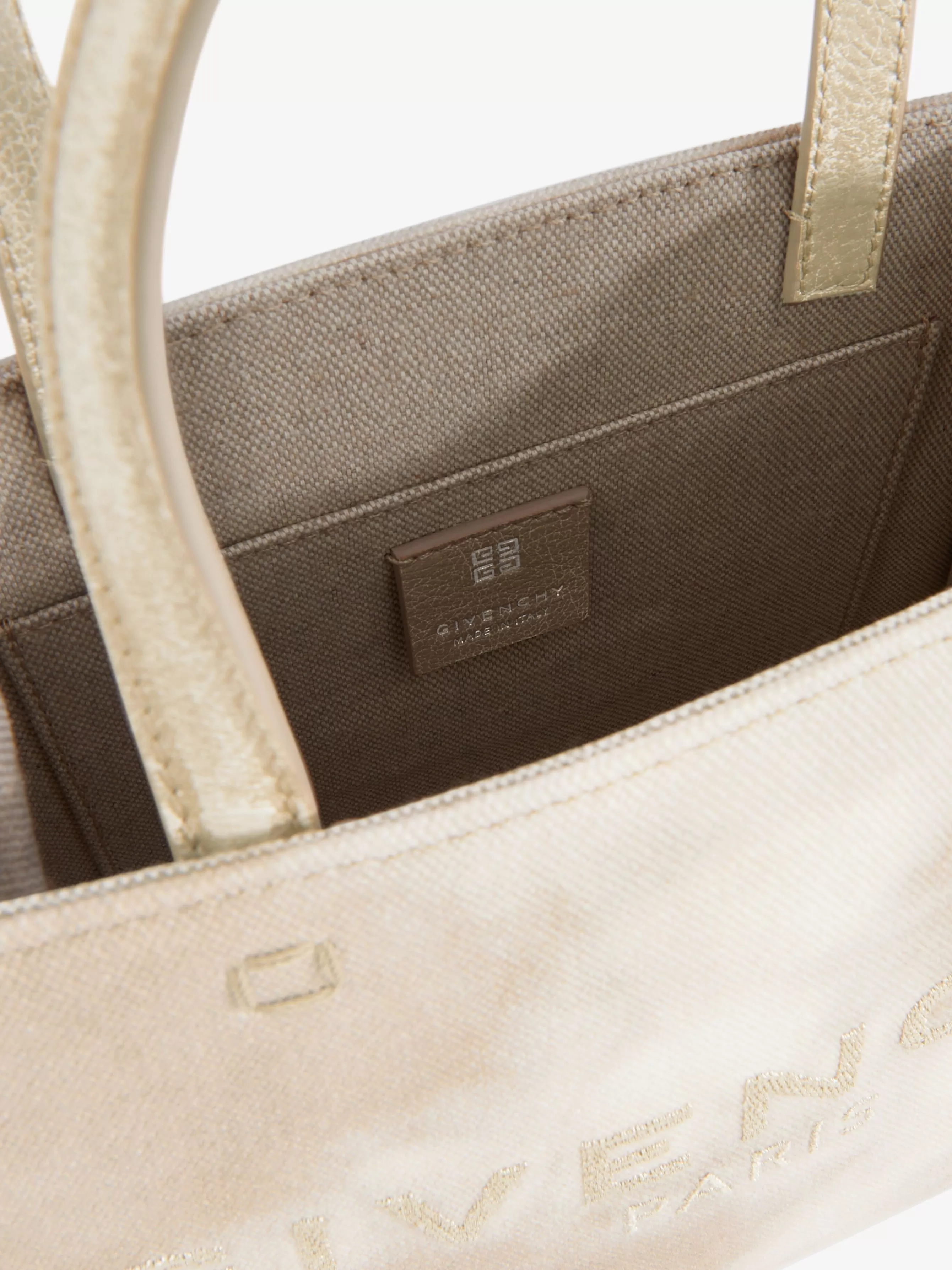 GIVENCHY Shoulder Bags-Mini G-Tote shopping bag in tie and dye canvas
