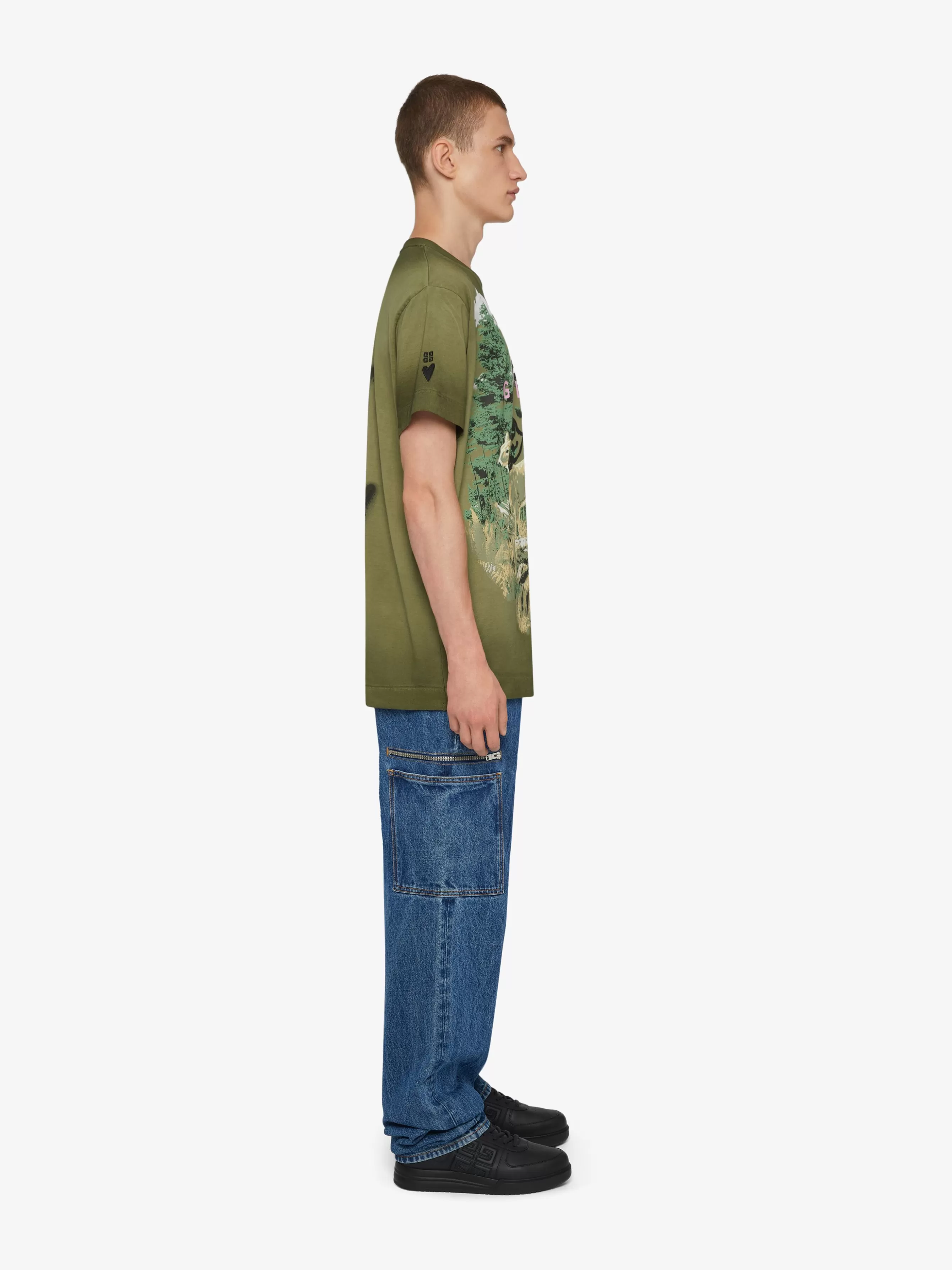 Sale GIVENCHY T-shirts & Shirts-Oversized t-shirt in cotton with Angel print