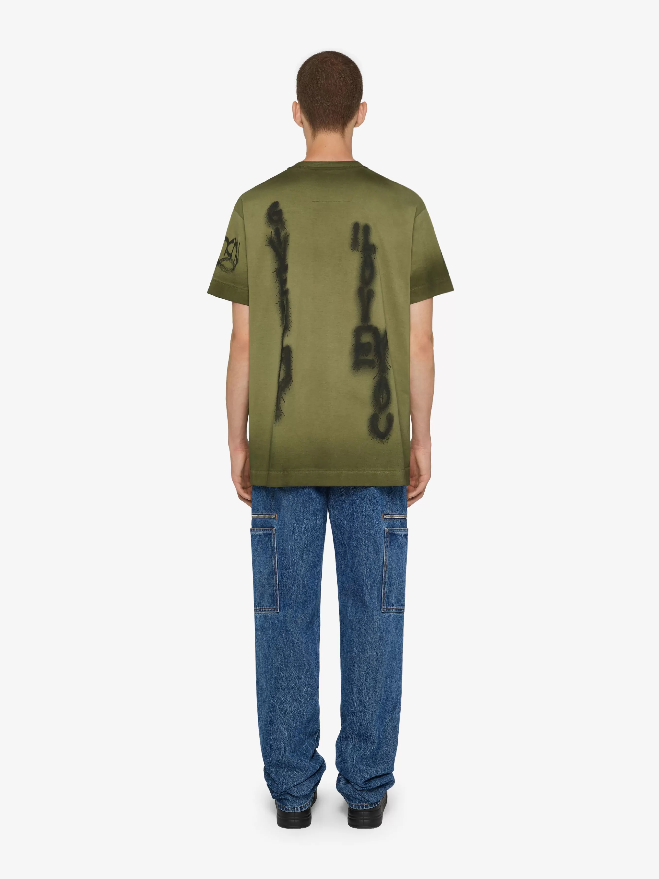 Sale GIVENCHY T-shirts & Shirts-Oversized t-shirt in cotton with Angel print