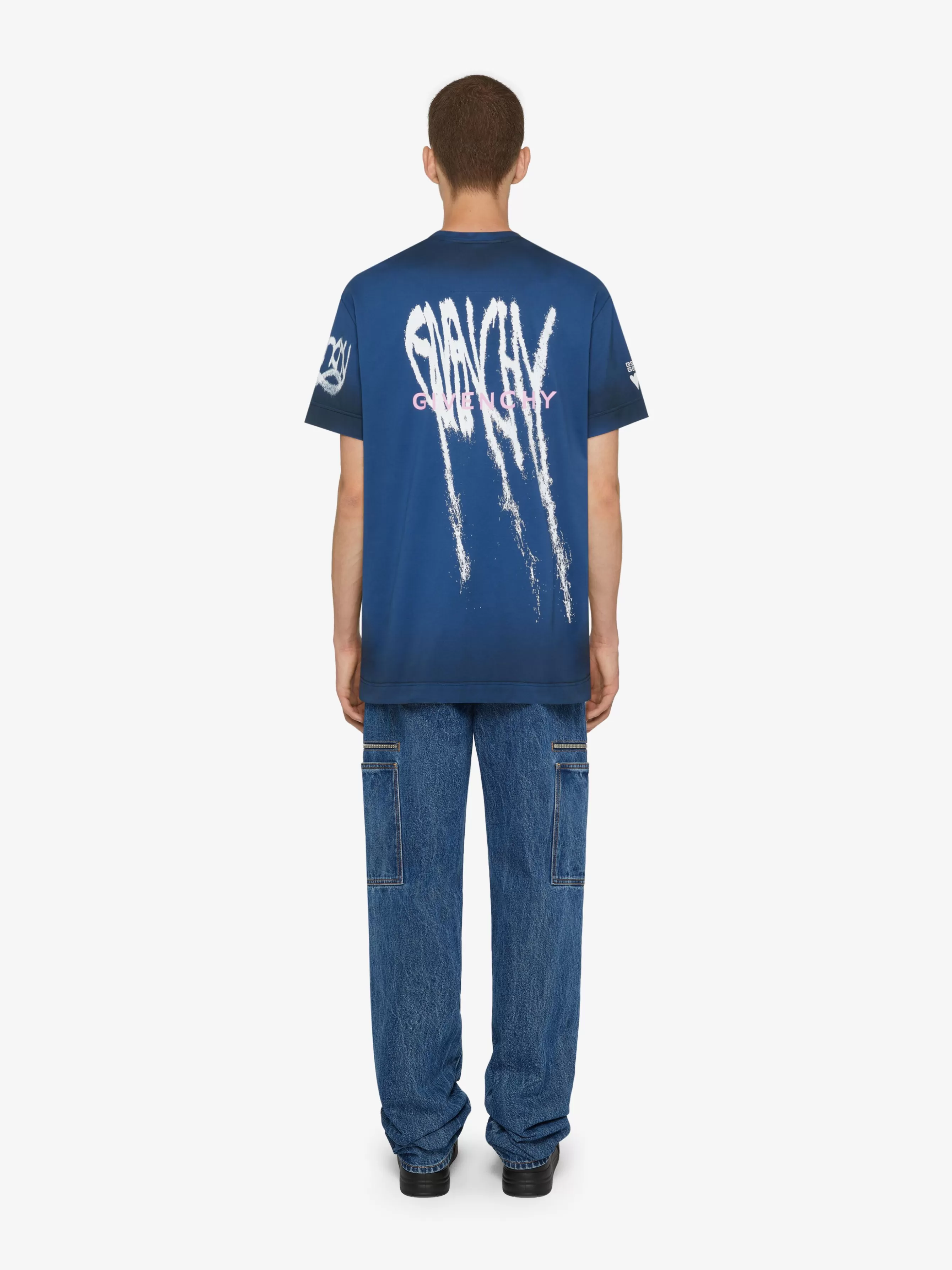 Sale GIVENCHY T-shirts & Shirts-Oversized t-shirt in cotton with Wolf print