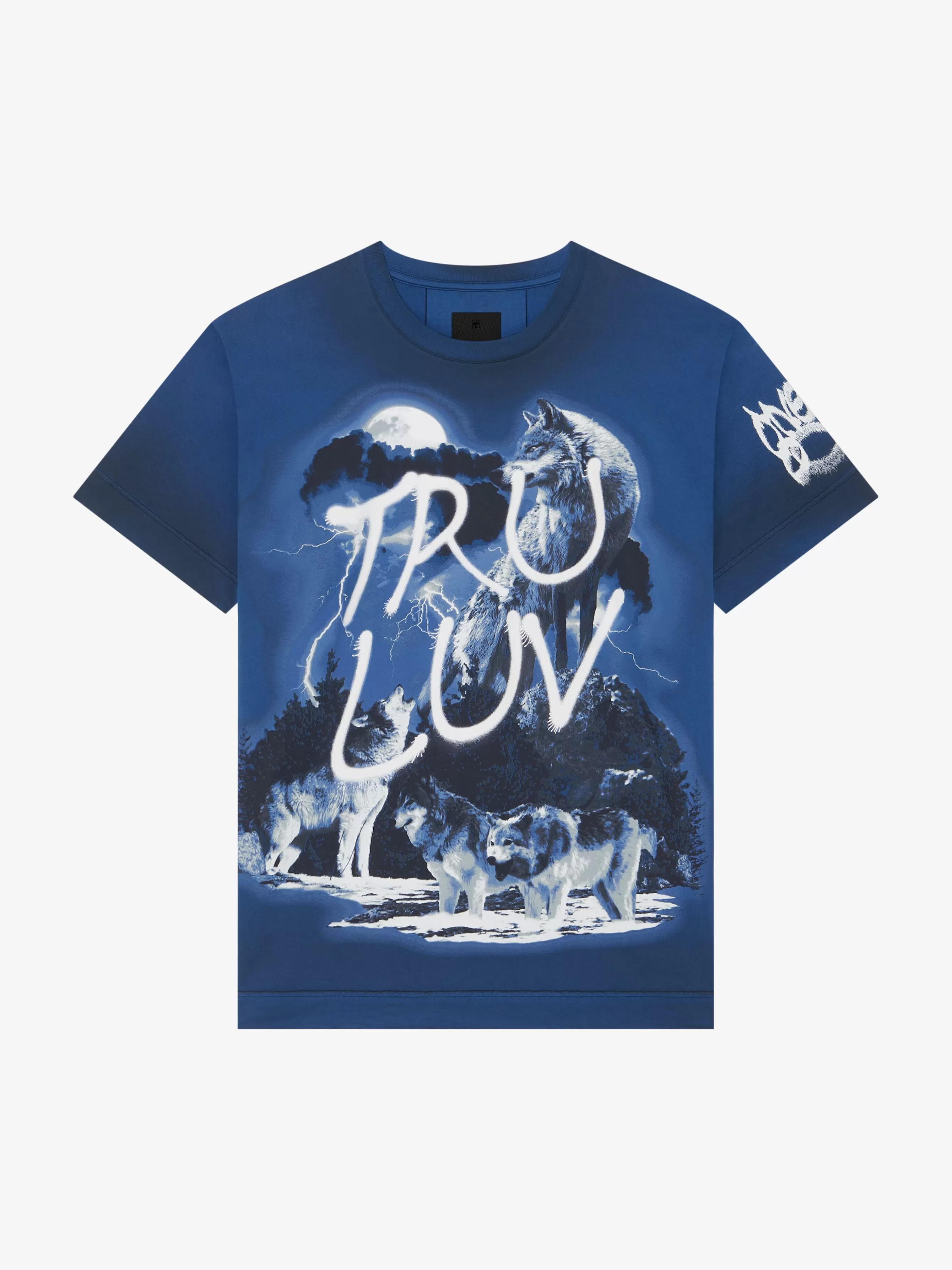 Sale GIVENCHY T-shirts & Shirts-Oversized t-shirt in cotton with Wolf print