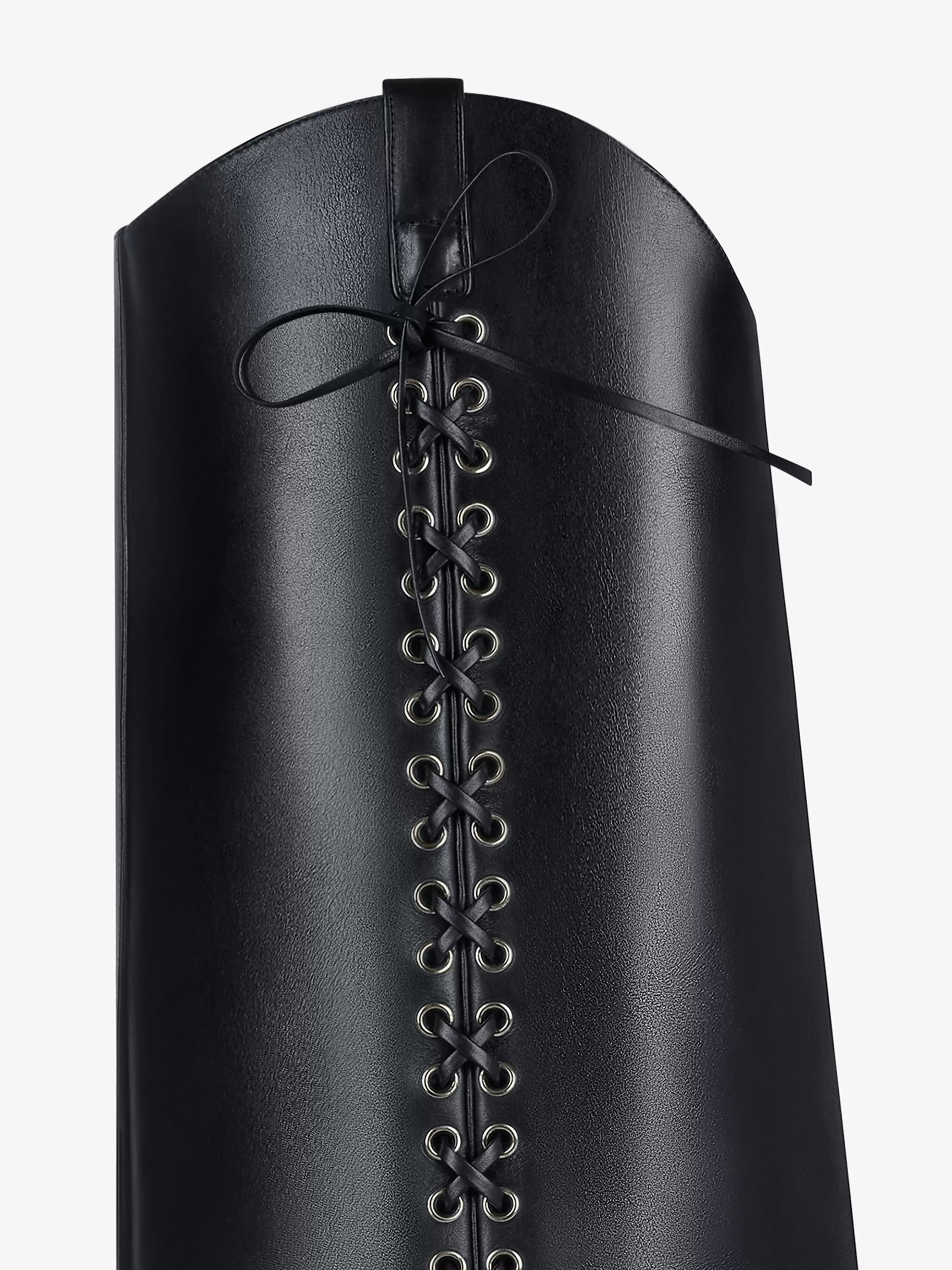 Women GIVENCHY City | Marshmallow-Shark Lock Cowboy boots in corset style leather