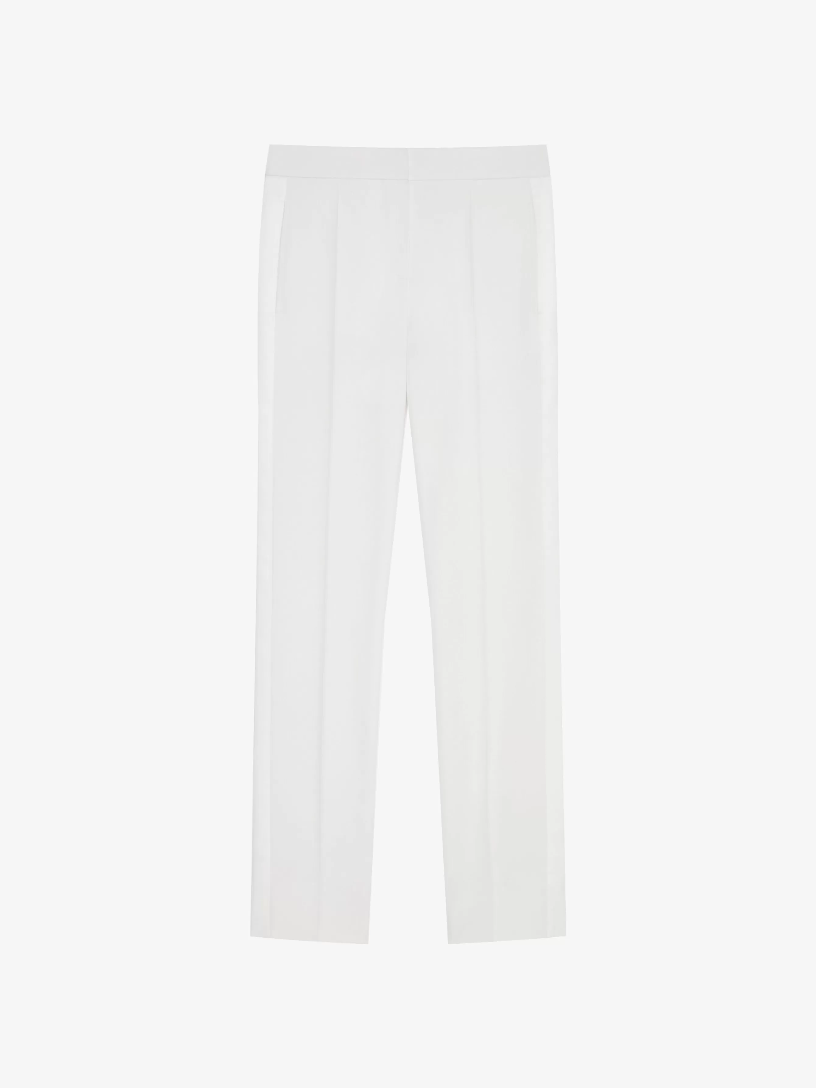 Sale GIVENCHY Pants & Skirts-Slim fit tailored pants in wool with satin bands