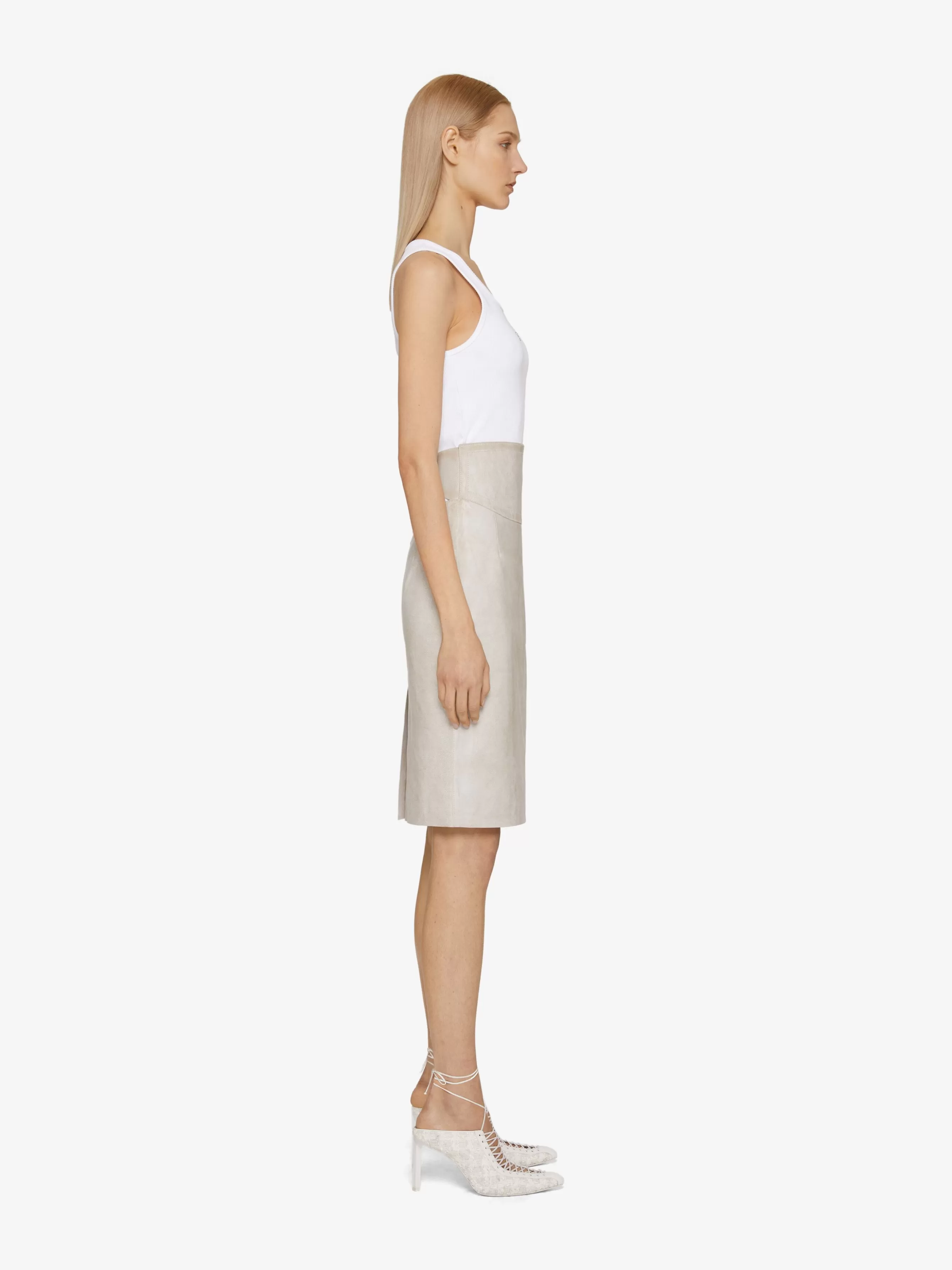 Women GIVENCHY Sneakers-Slim fit tank top in cotton with 4G detail