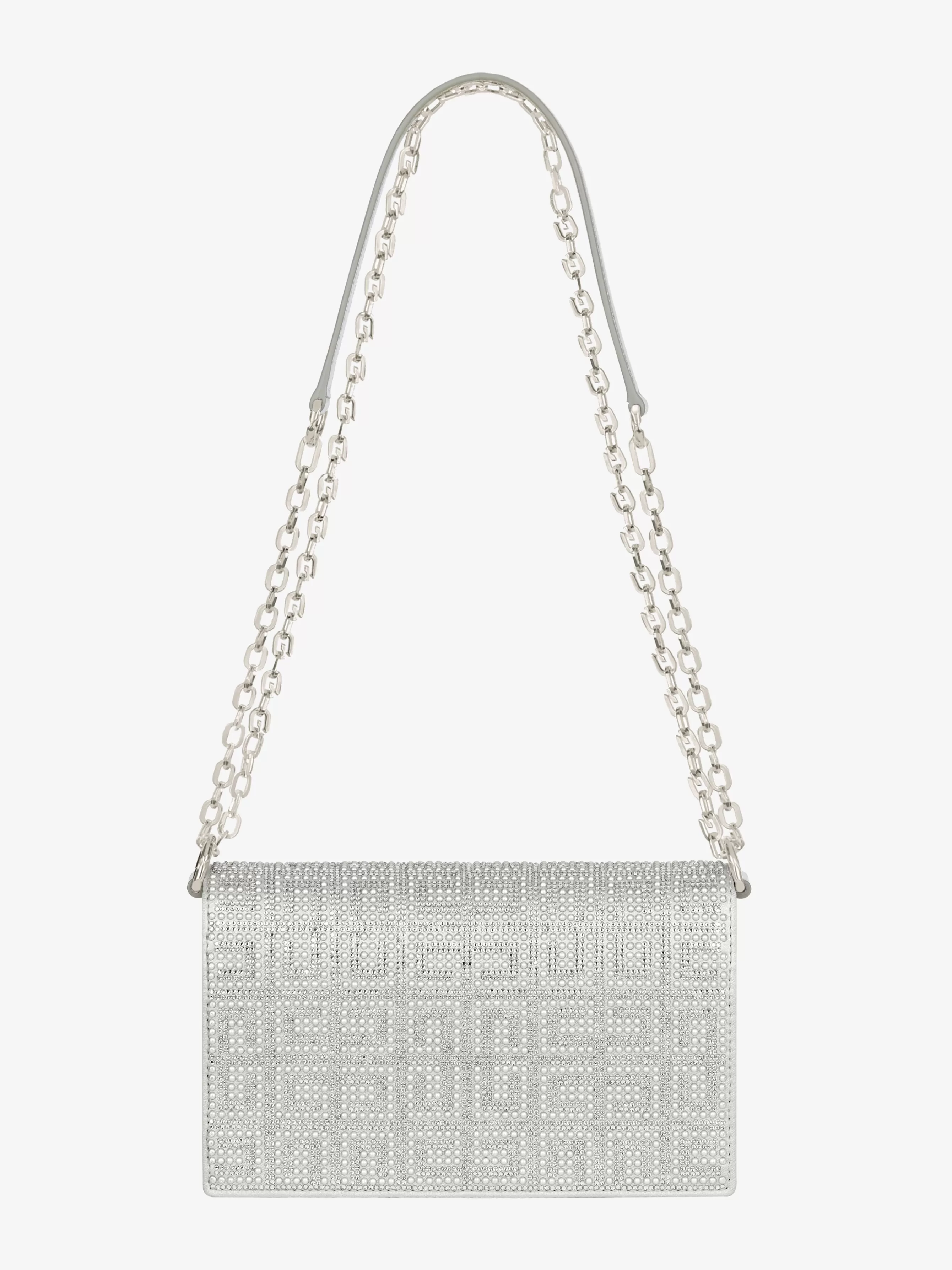 Sale/Women GIVENCHY Bags & Leather Goods | 4G-Small 4G bag in satin with 4G studs and strass