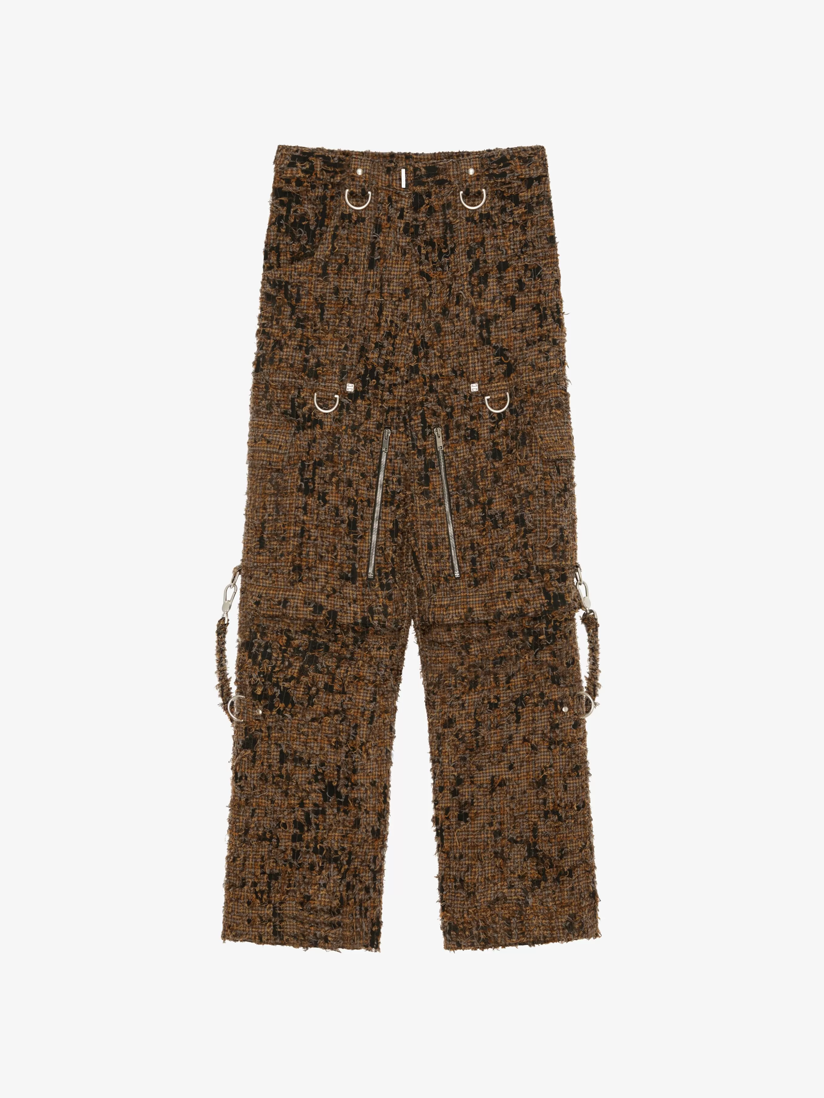Sale GIVENCHY Pants & Skirts-Two in one detachable pants in destroyed checks with suspenders